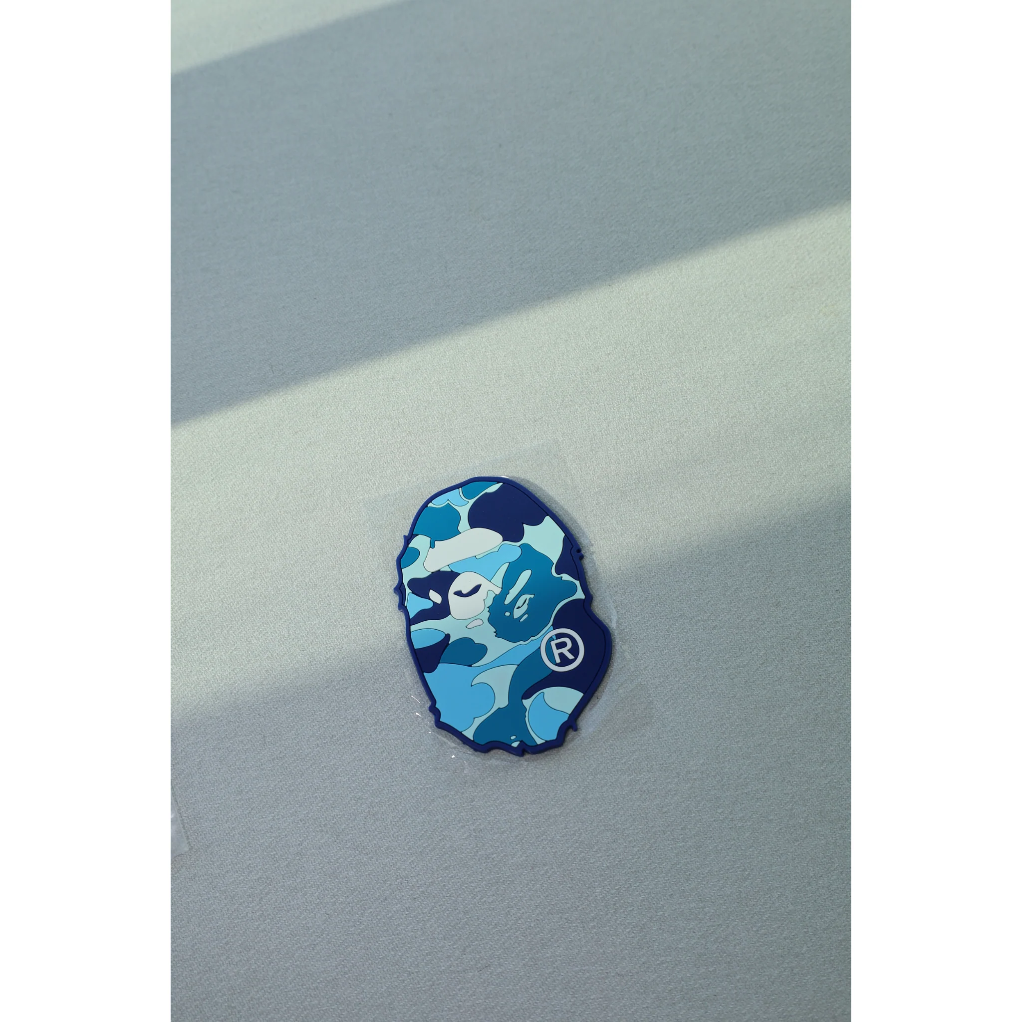 ABC CAMO APE HEAD RUBBER COASTER BLUE - Image 2