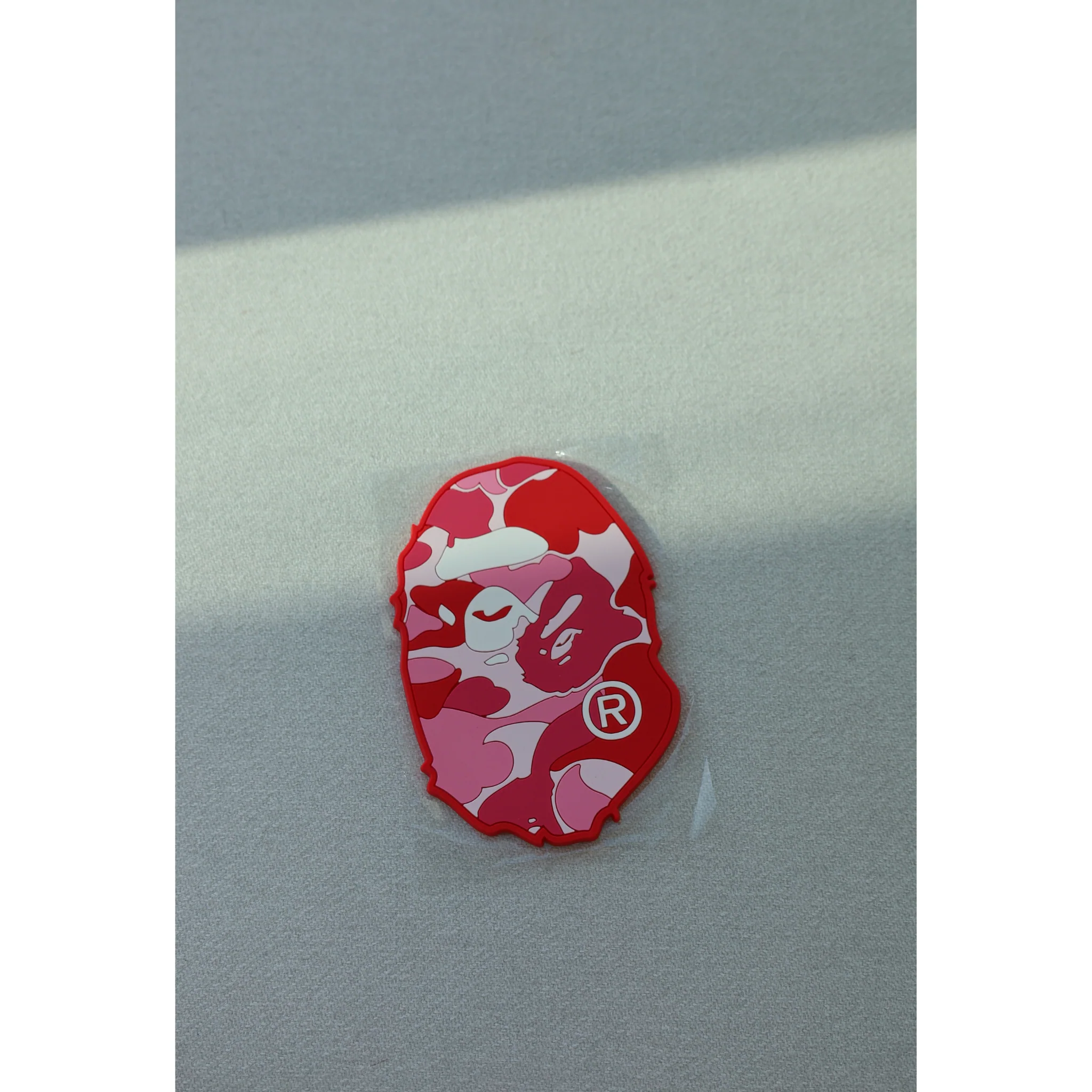 ABC CAMO APE HEAD RUBBER COASTER PINK - Image 2