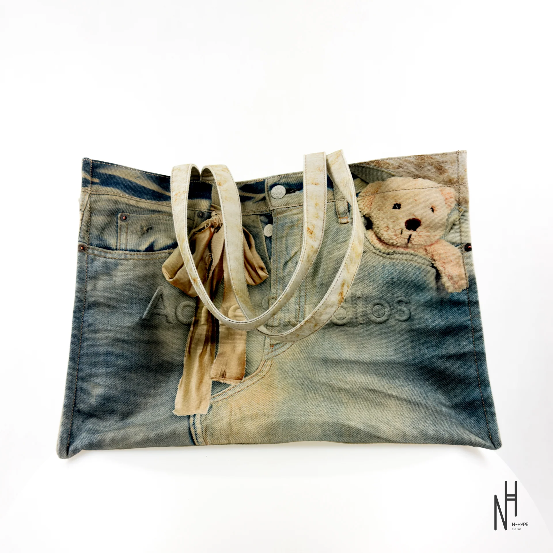 Acne Studios 1981 Trompe-l’œil Teddy Tote - Image 2