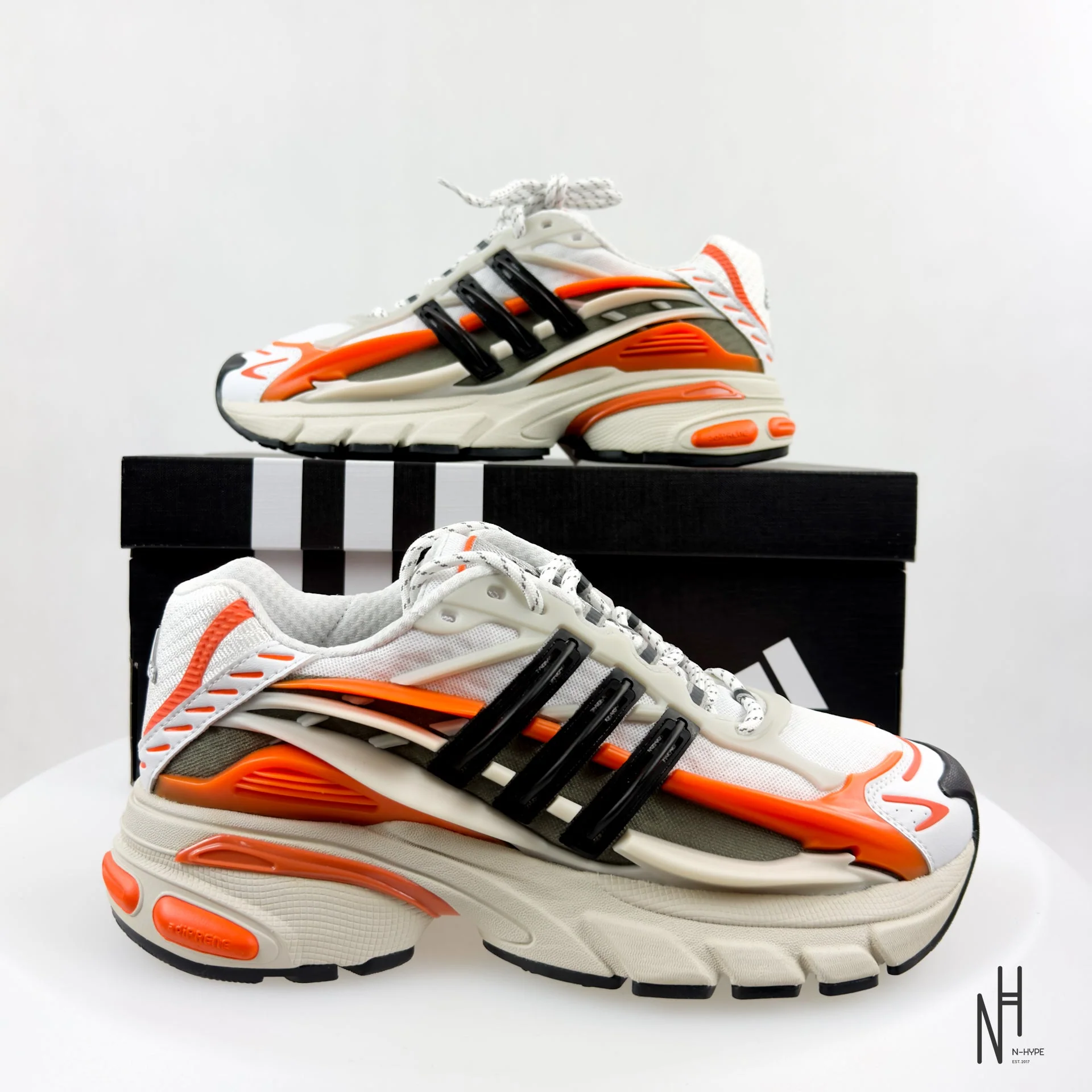 adidas Adistar Jellyfish Pharrell Williams Focus Olive Orange - Image 2