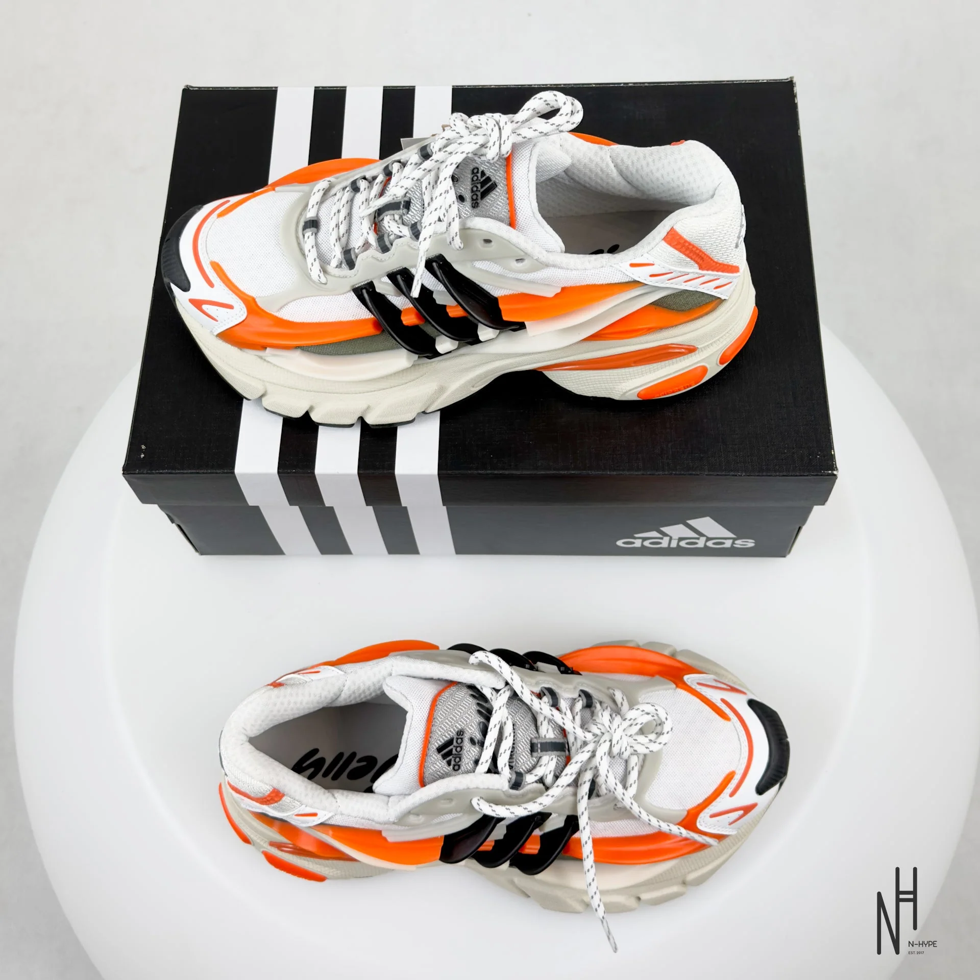 adidas Adistar Jellyfish Pharrell Williams Focus Olive Orange - Image 5
