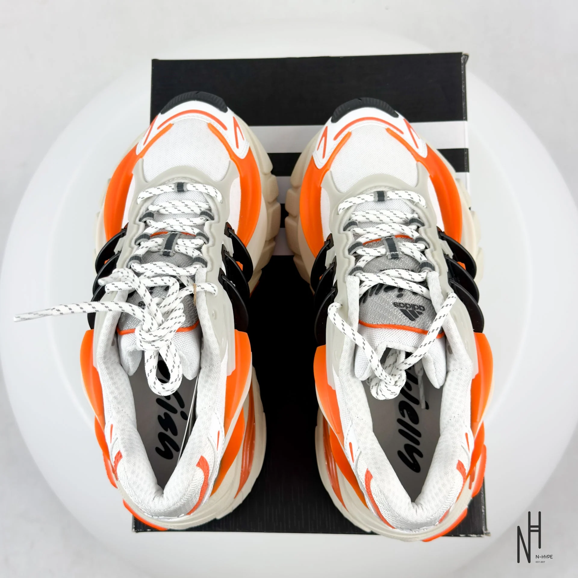 adidas Adistar Jellyfish Pharrell Williams Focus Olive Orange - Image 6