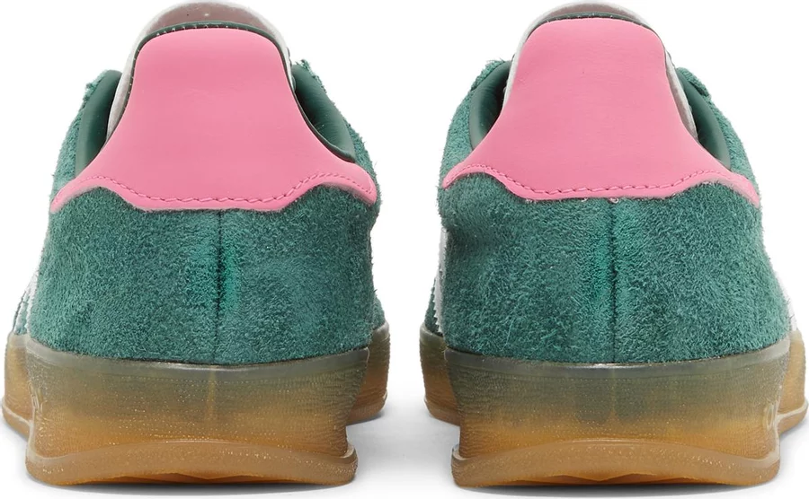 Adidas Gazelle Indoor Collegiate Green Lucid Pink (Women's) - Image 3