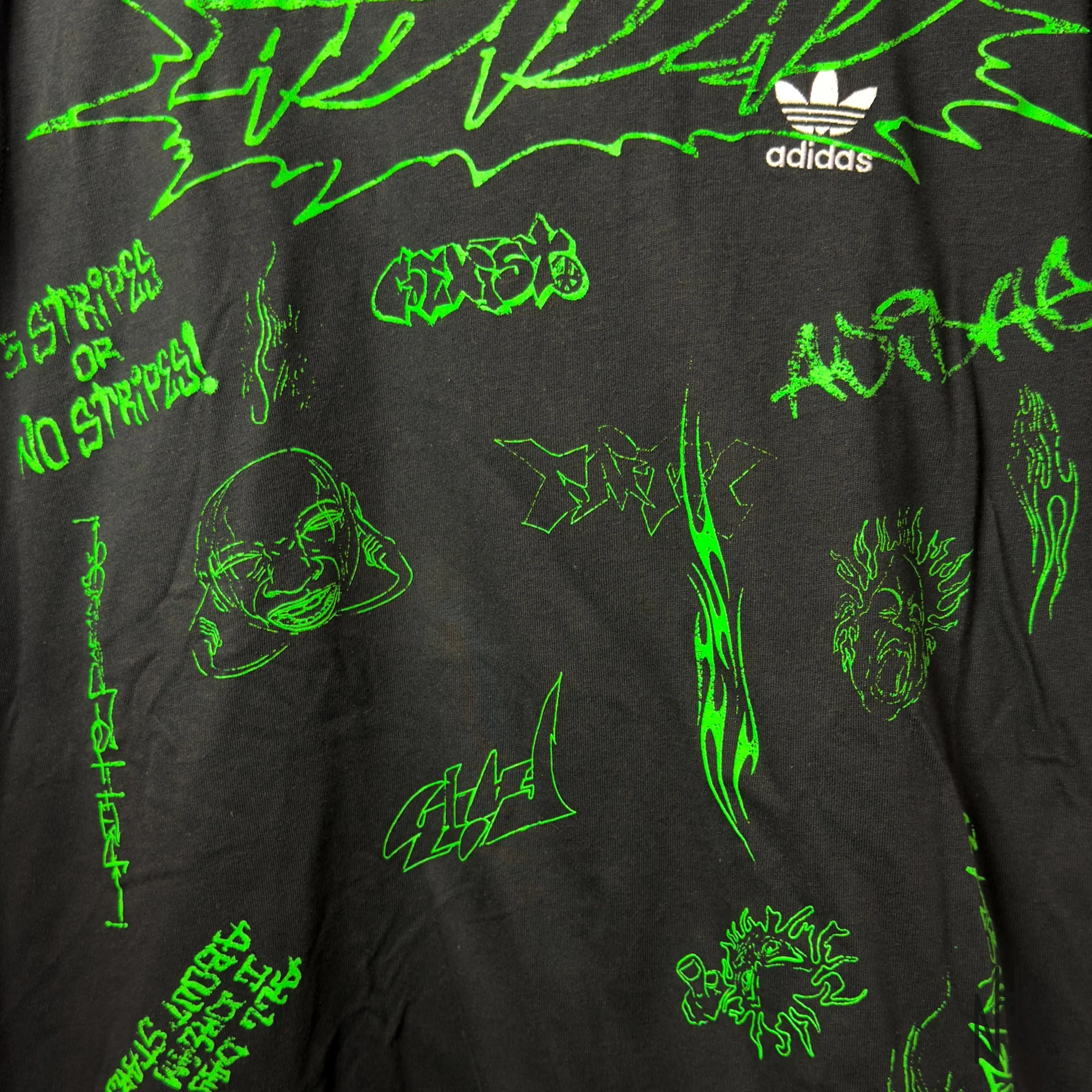 Adidas Las Vegas Custom Black Tee - Image 2
