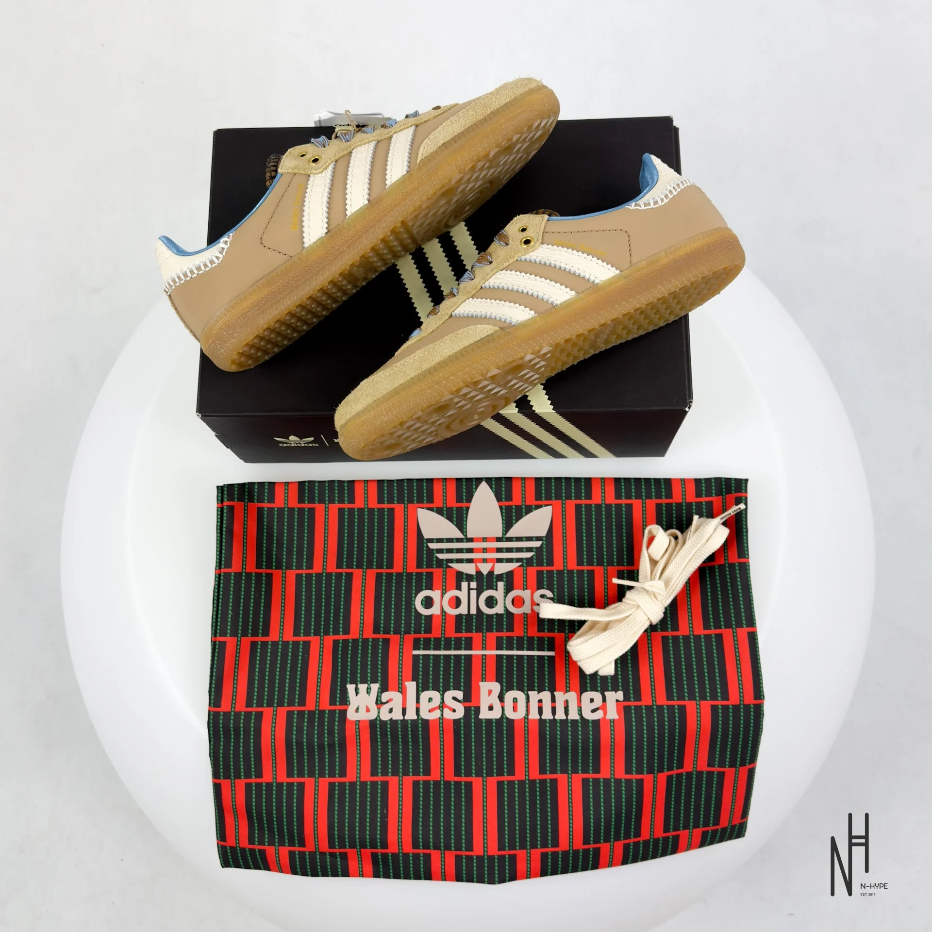 Adidas Samba Nylon Wales Bonner Desert White - Image 10