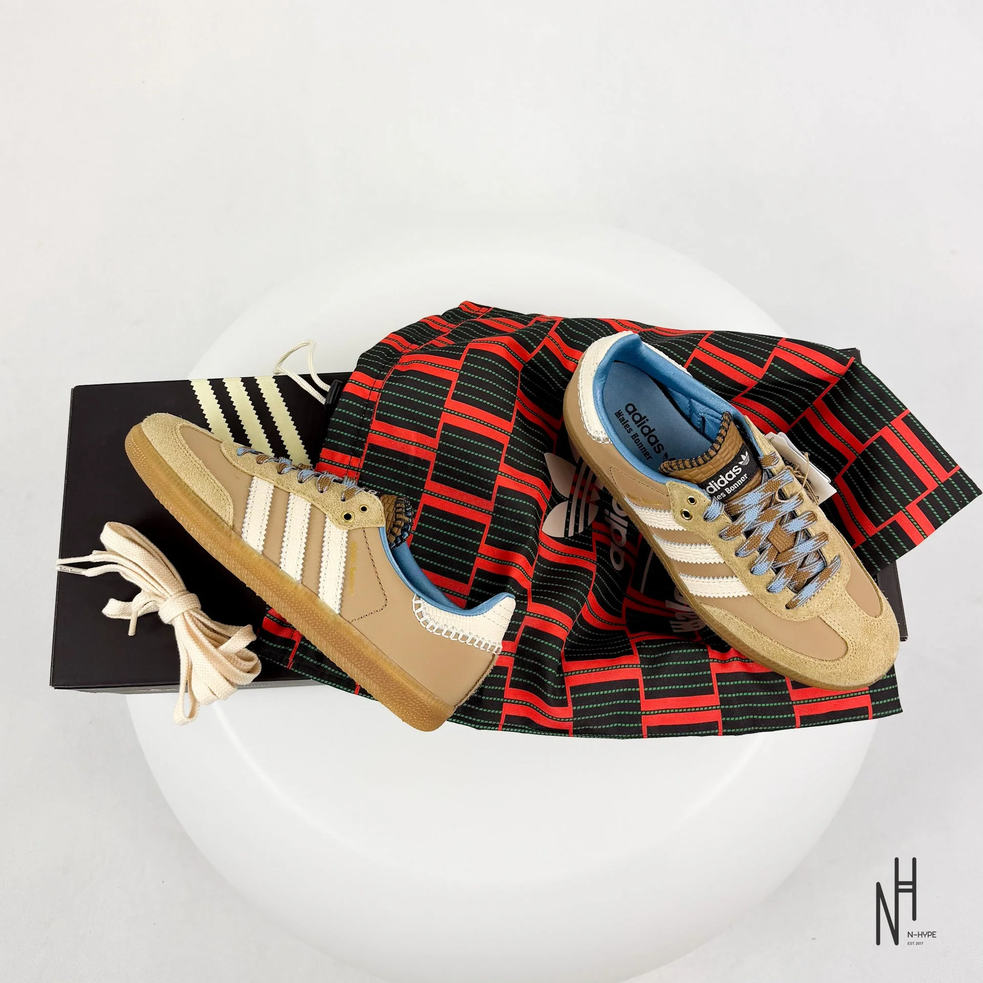 Adidas Samba Nylon Wales Bonner Desert White - Image 11