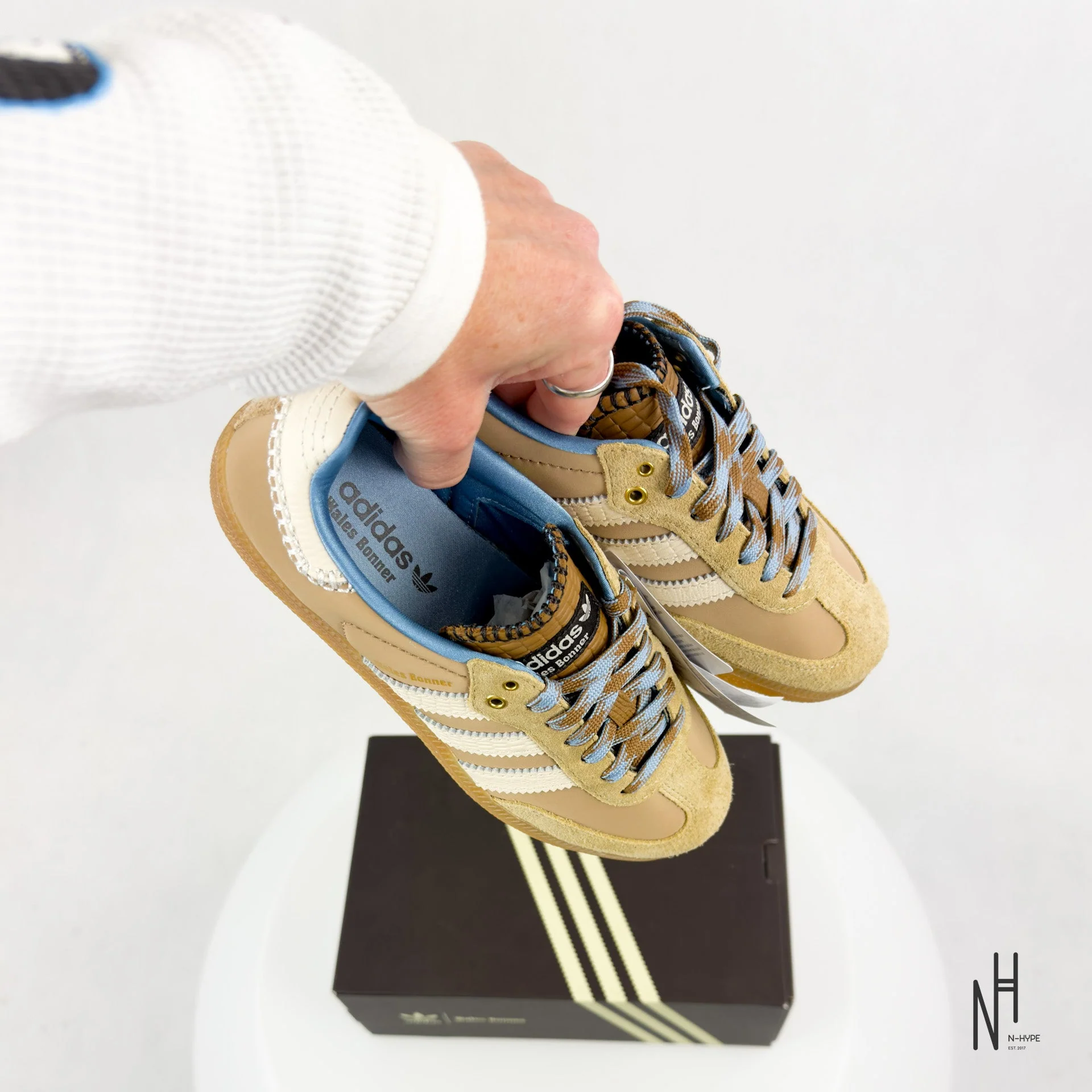 Adidas Samba Nylon Wales Bonner Desert White - Image 12