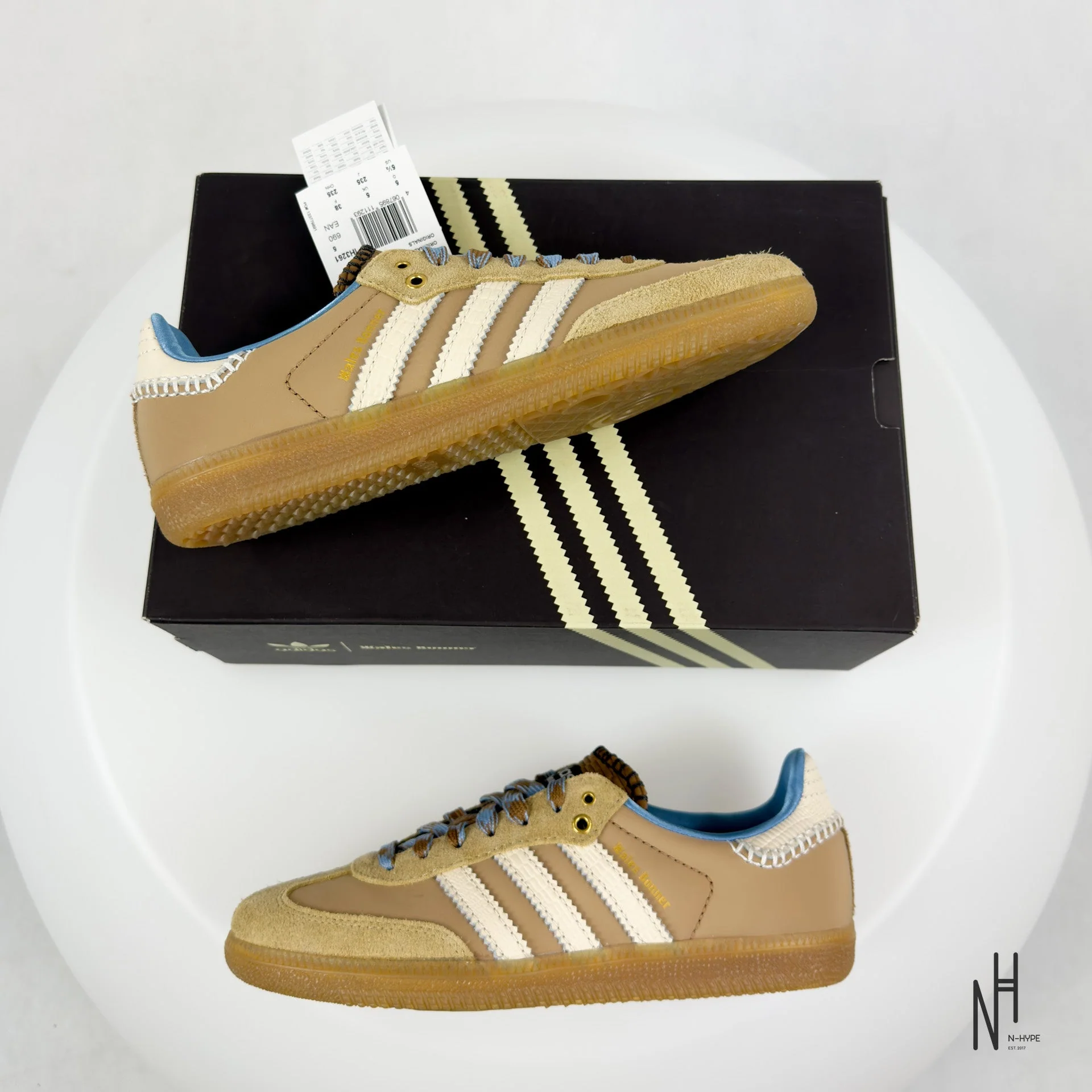 Adidas Samba Nylon Wales Bonner Desert White - Image 6
