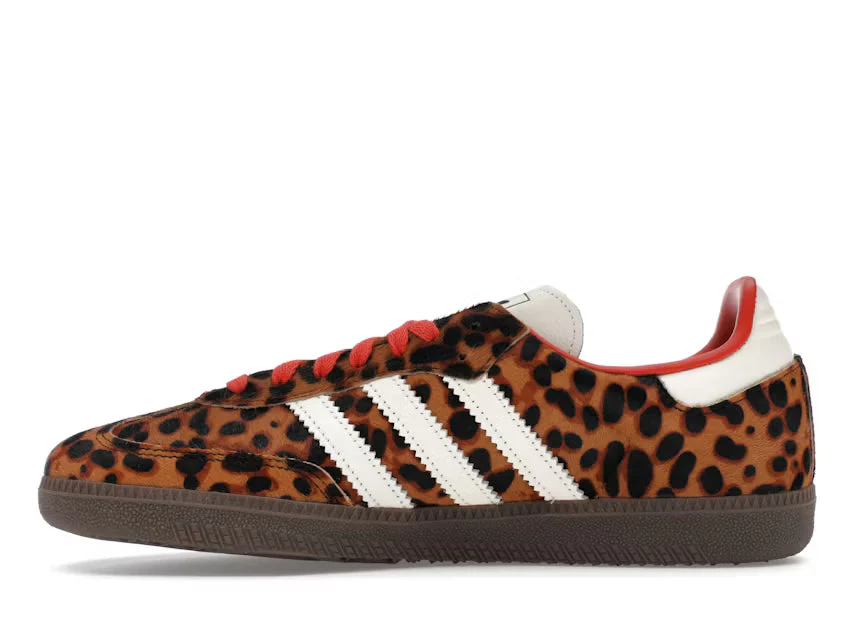 adidas Samba OG Preloved Red Leopard (Women's) - Image 2
