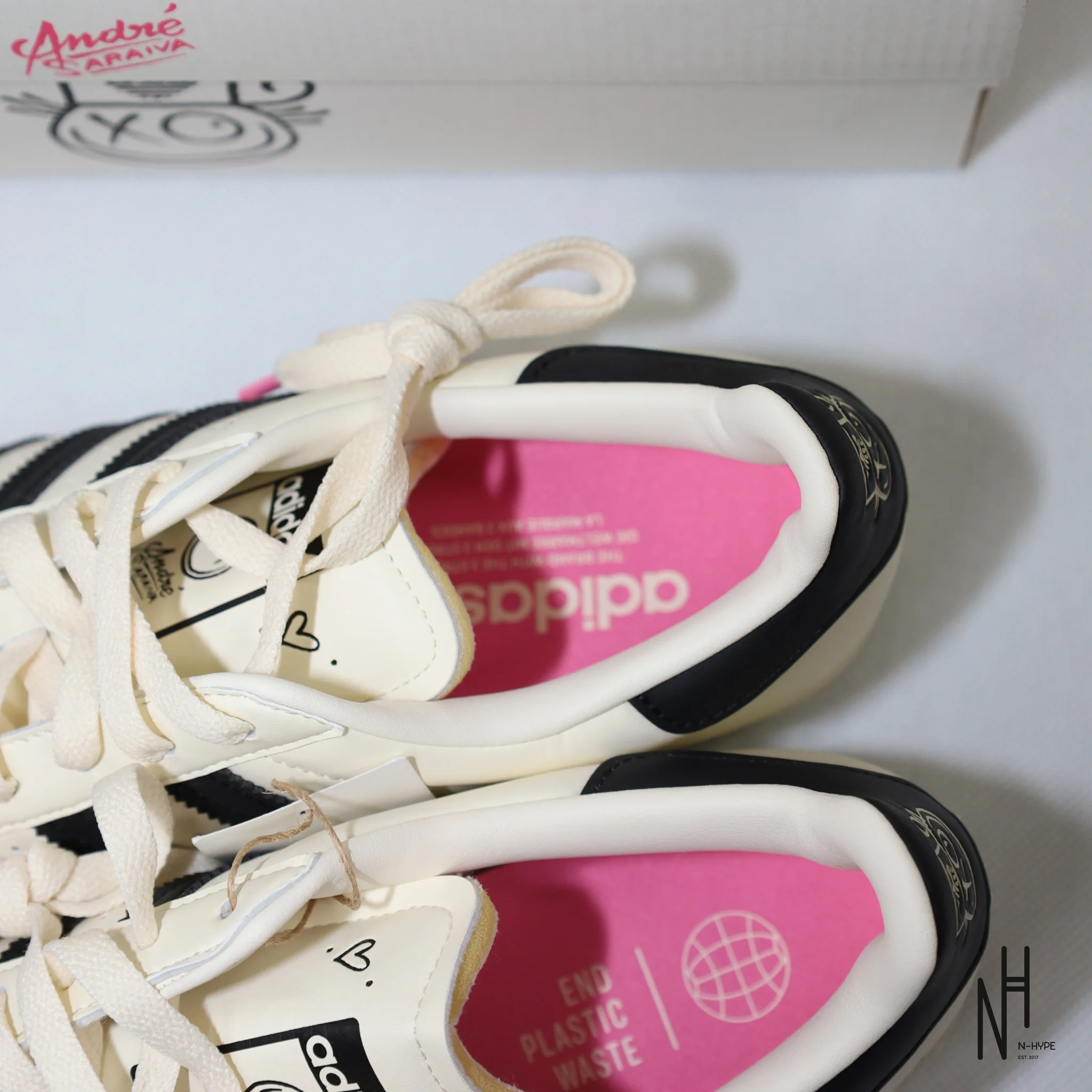 adidas Superstar Andre Saraiva Chalk White Black - Image 5