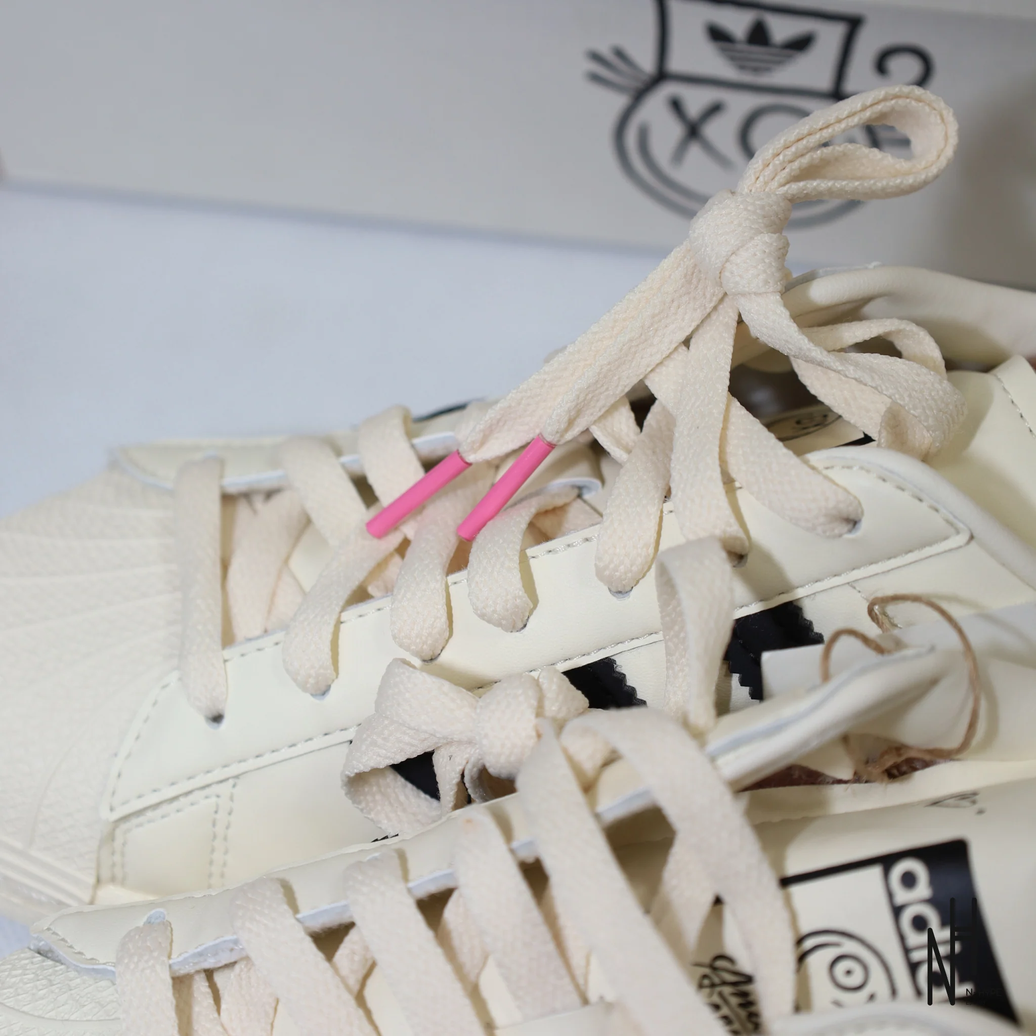 adidas Superstar Andre Saraiva Chalk White Black - Image 6