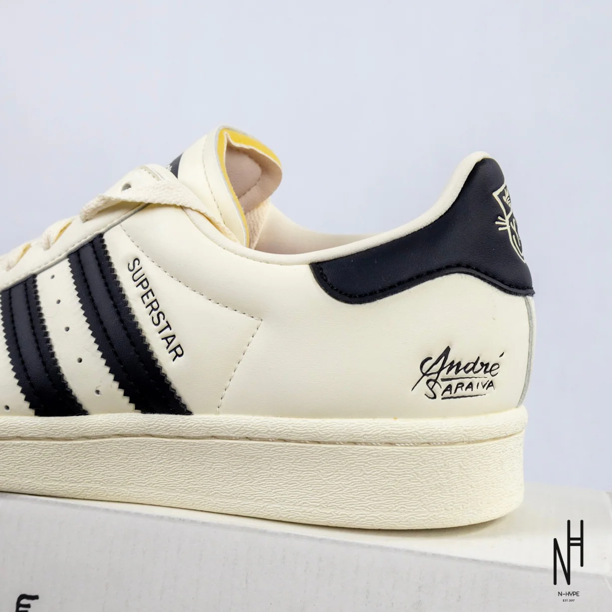 adidas Superstar Andre Saraiva Chalk White Black - Image 8