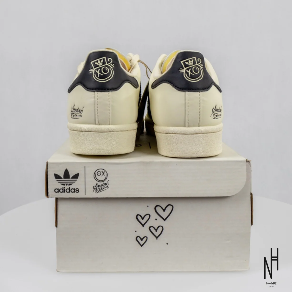 adidas Superstar Andre Saraiva Chalk White Black - Image 9