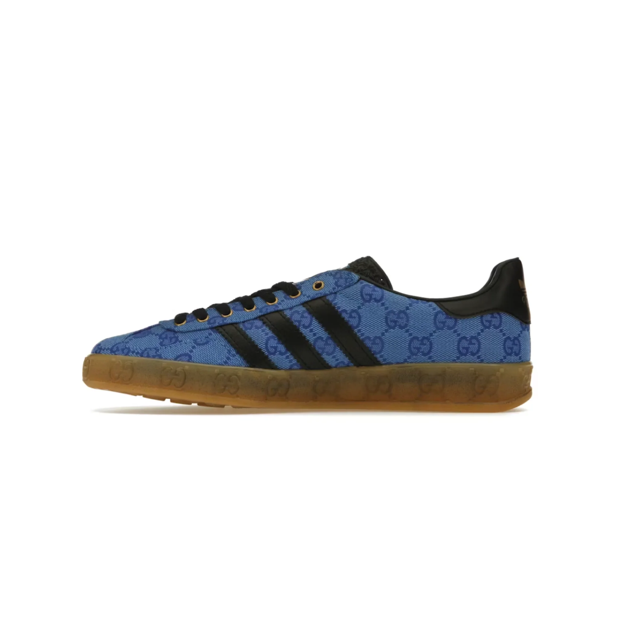adidas x Gucci Gazelle Blue GG Monogram - Image 2