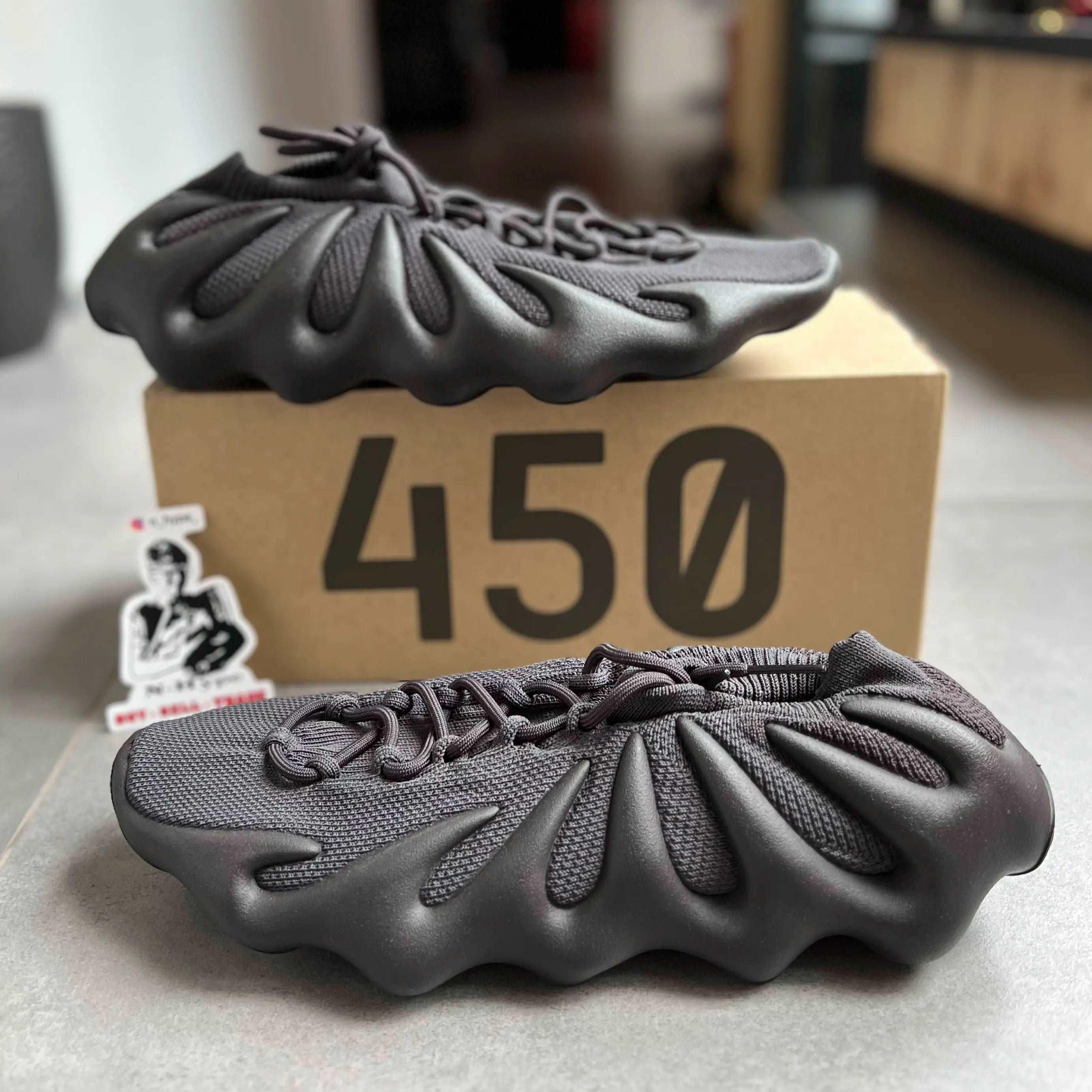 Adidas Yeezy 450 Utility Black - Image 4
