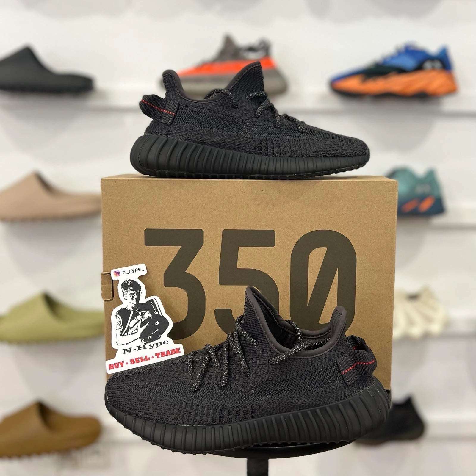 Adidas Yeezy Boost 350 V2 Black (Non-Reflective) - Image 4