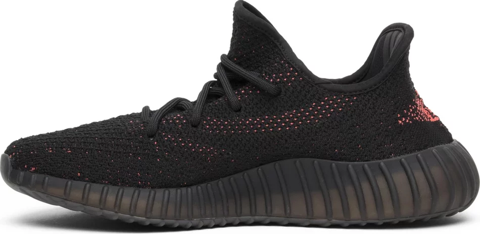 Adidas Yeezy Boost 350 V2 Core Black Red - Image 3
