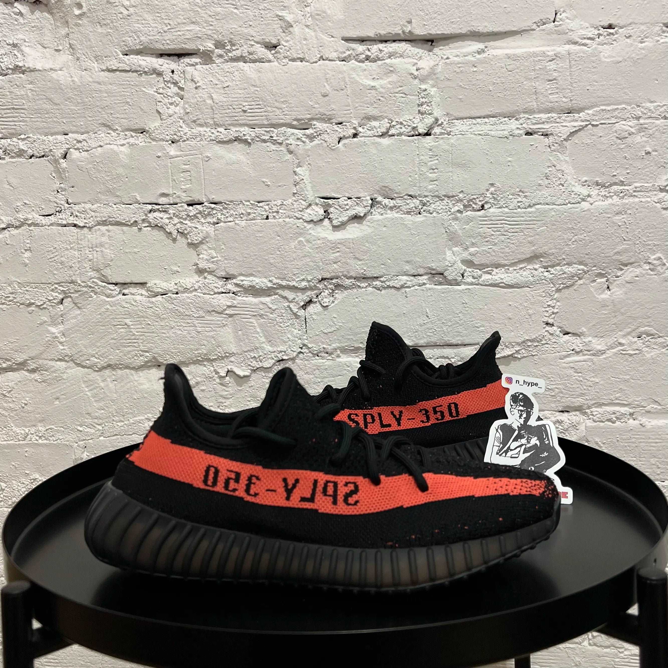 Adidas Yeezy Boost 350 V2 Core Black Red - Image 6