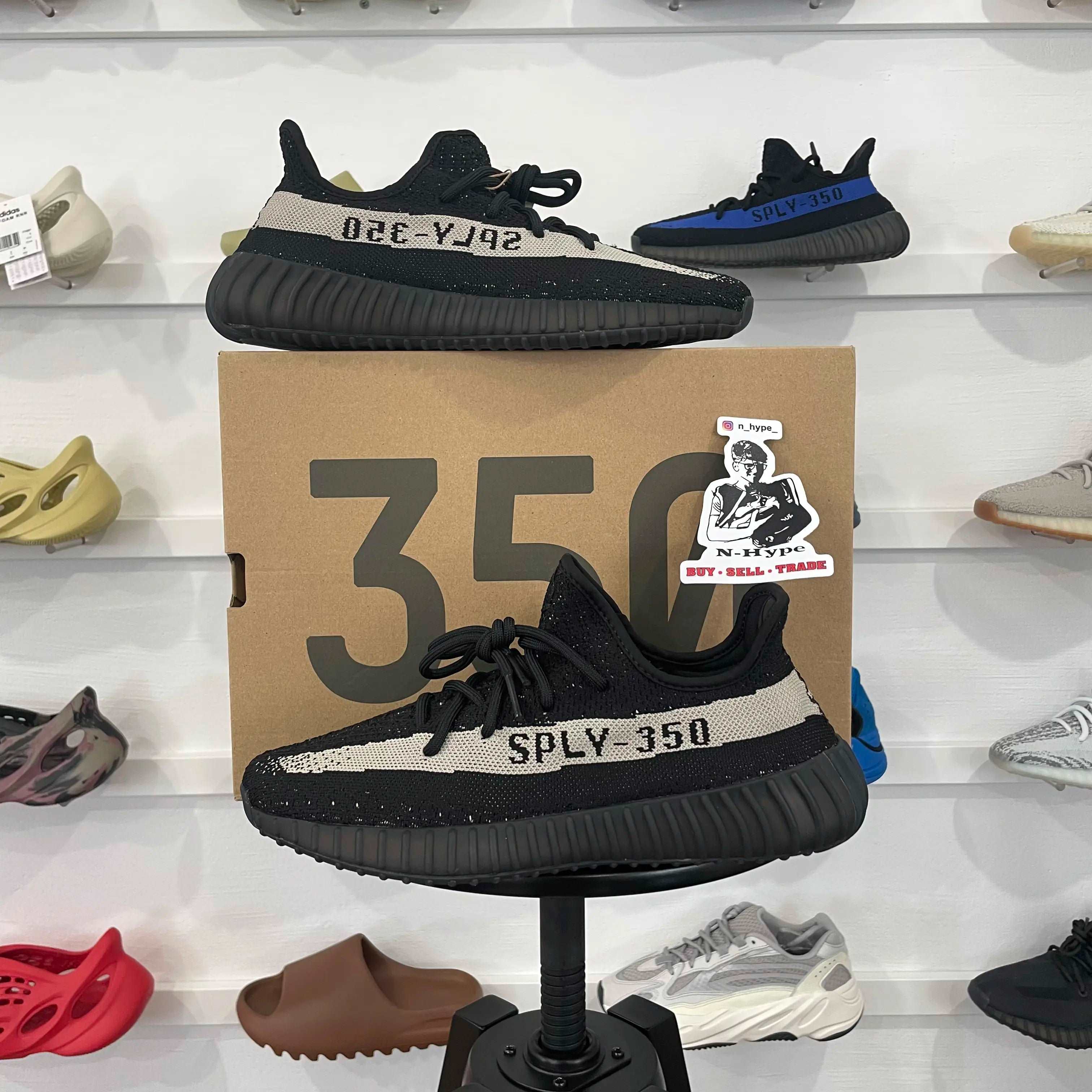 adidas Yeezy Boost 350 V2 Core Black White - Image 5