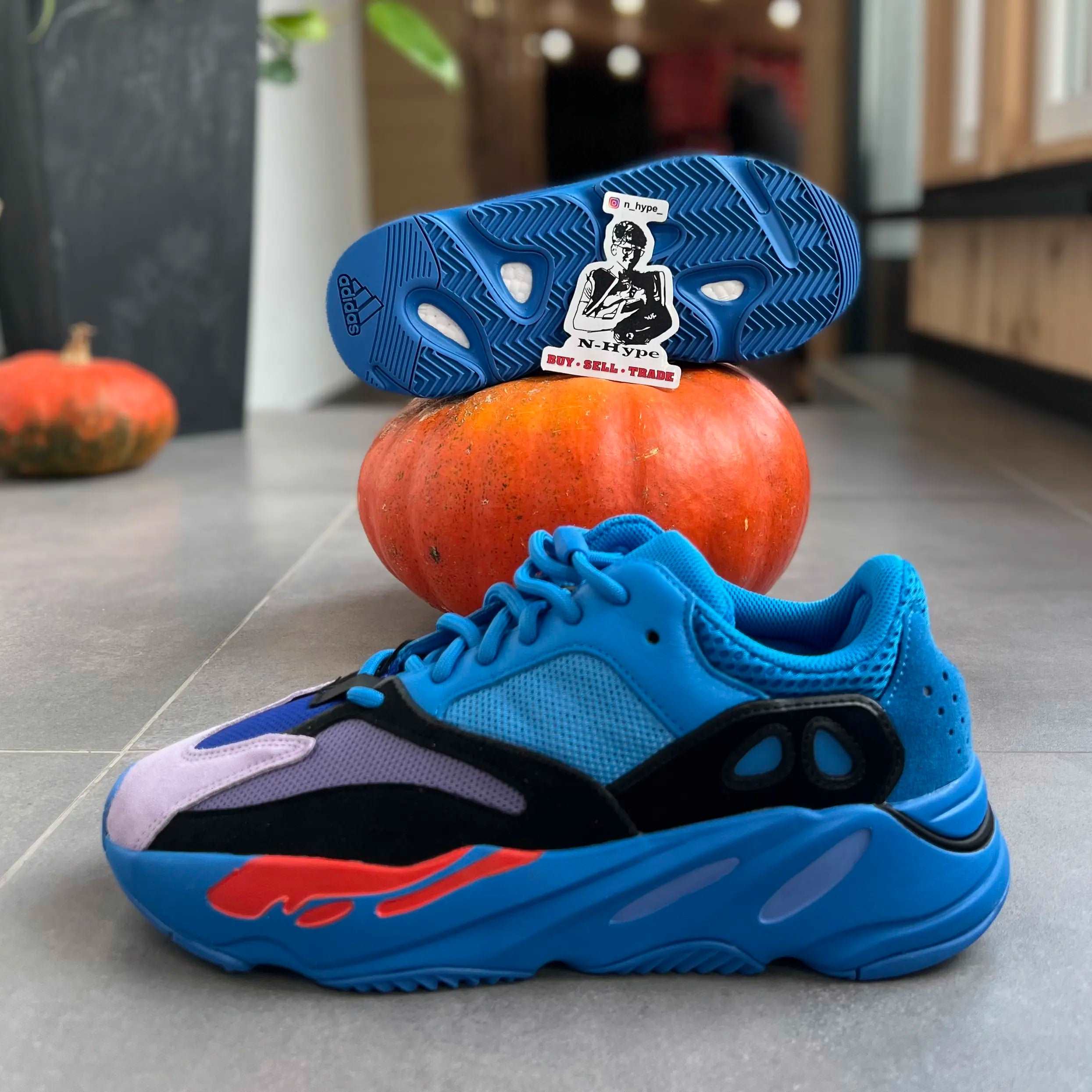 Adidas Yeezy Boost 700 Hi-Res Blue - Image 5