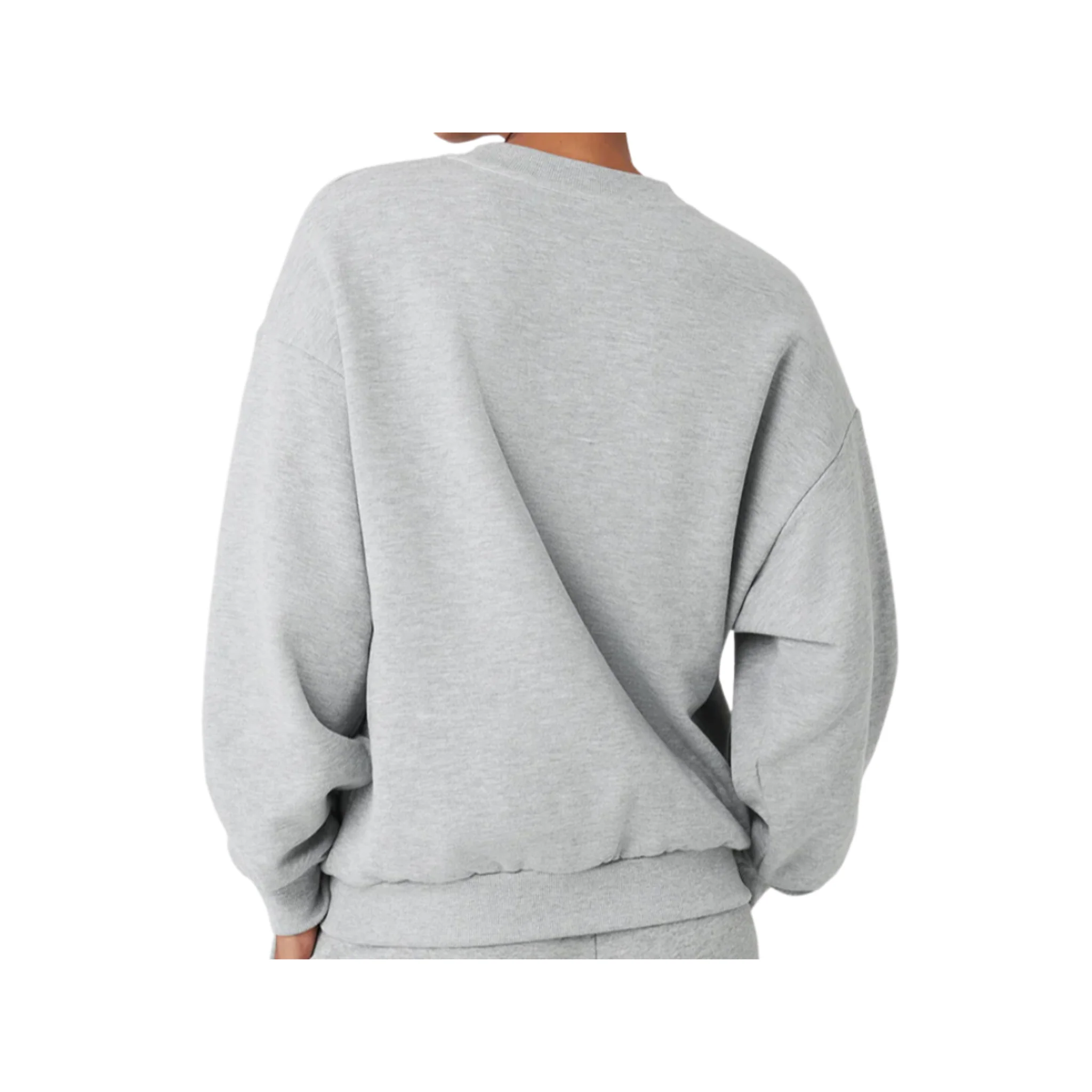 Alo Yoga Accolade Crew Neck Pullover Athletic Heather Grey - Image 2