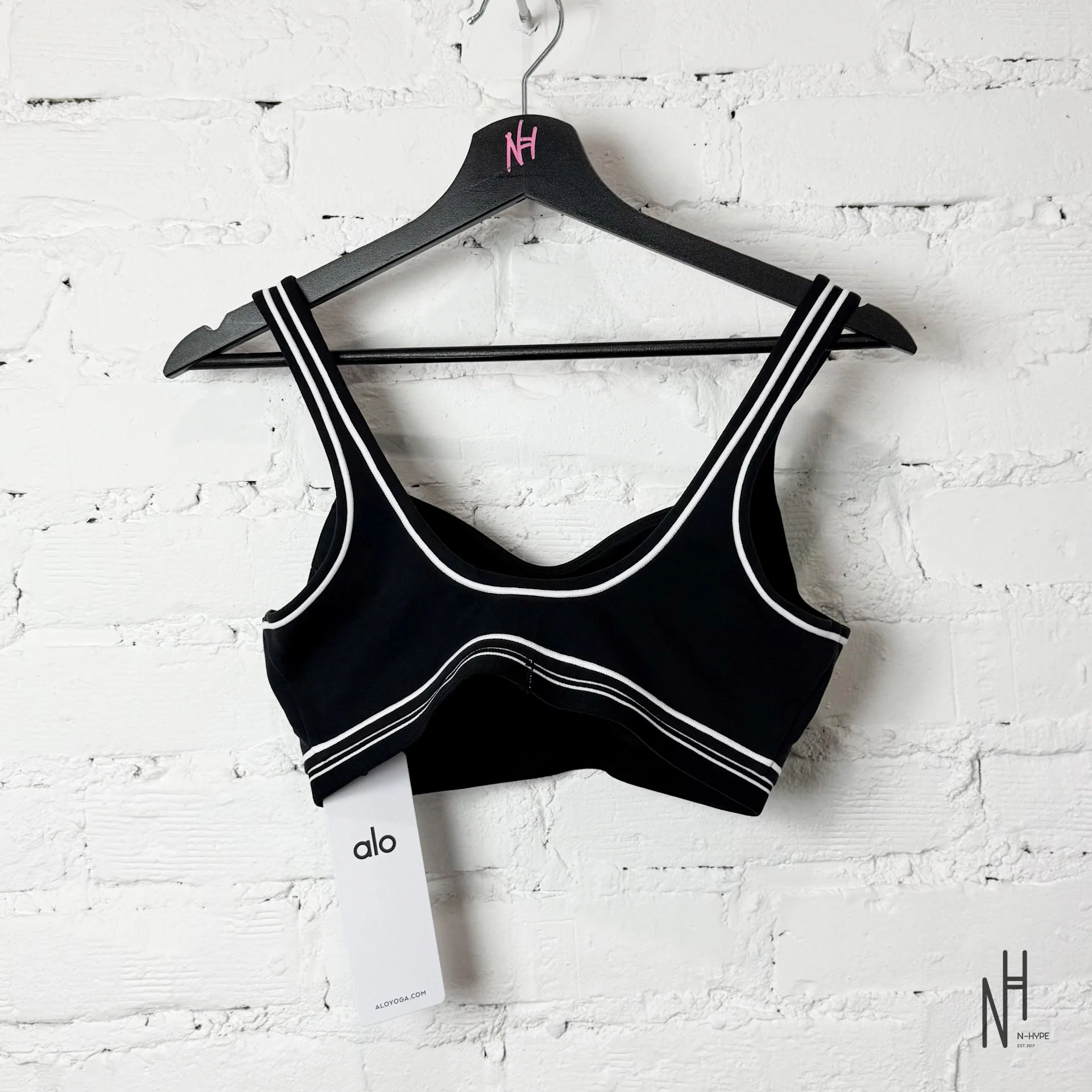 Alo Yoga Airbrush Heart Throb Bra - Image 2