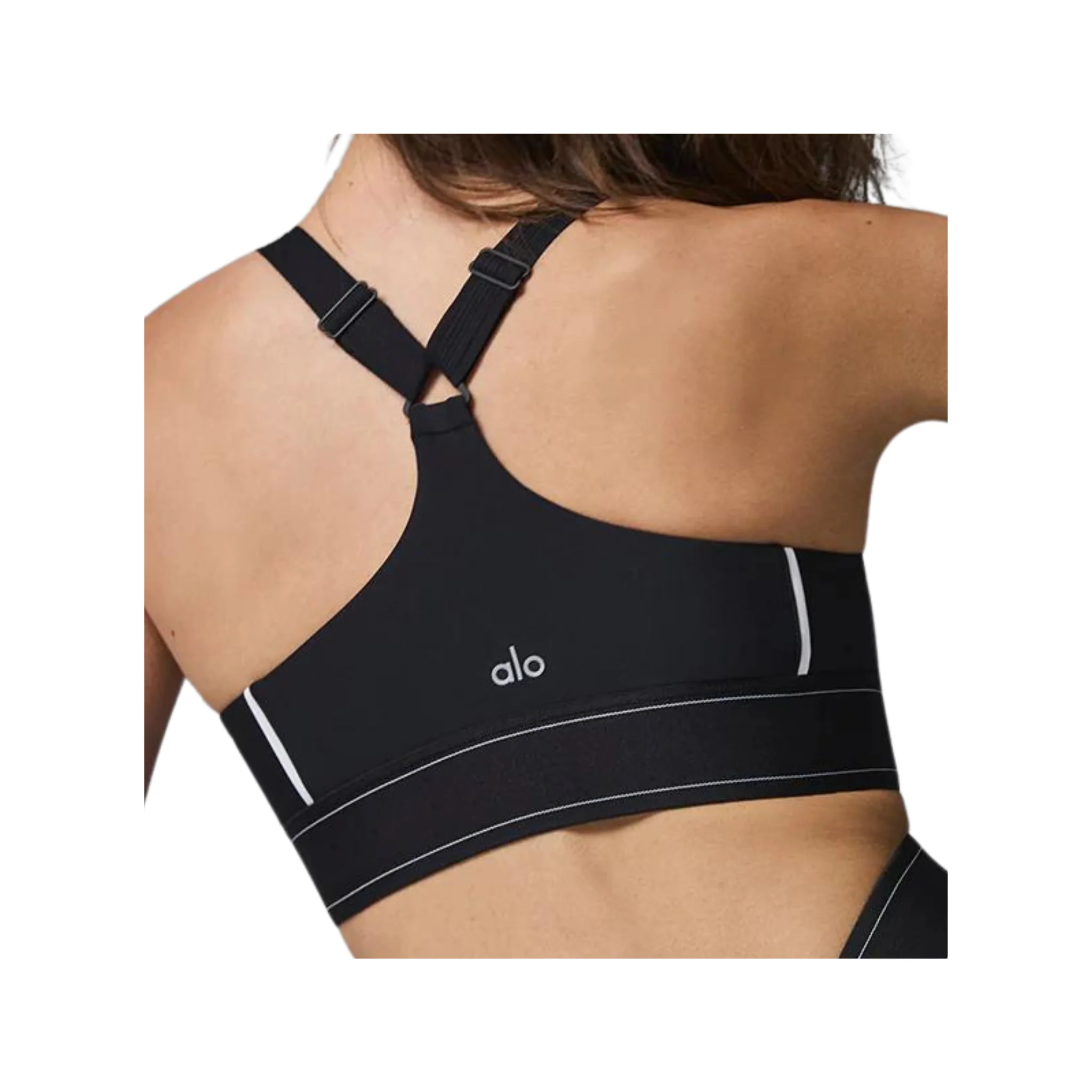 Alo Yoga Airlift Suit Up Bra Black/White - Image 2