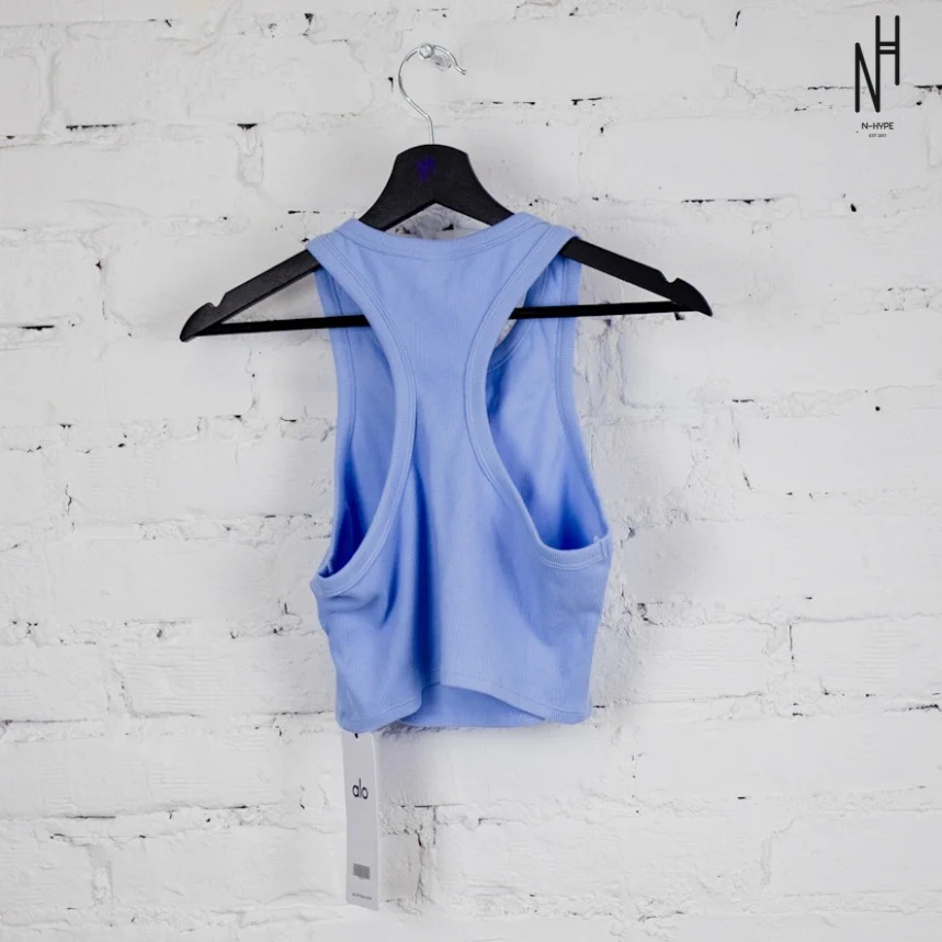 Alo Yoga Aspire Tank Blue - Image 2