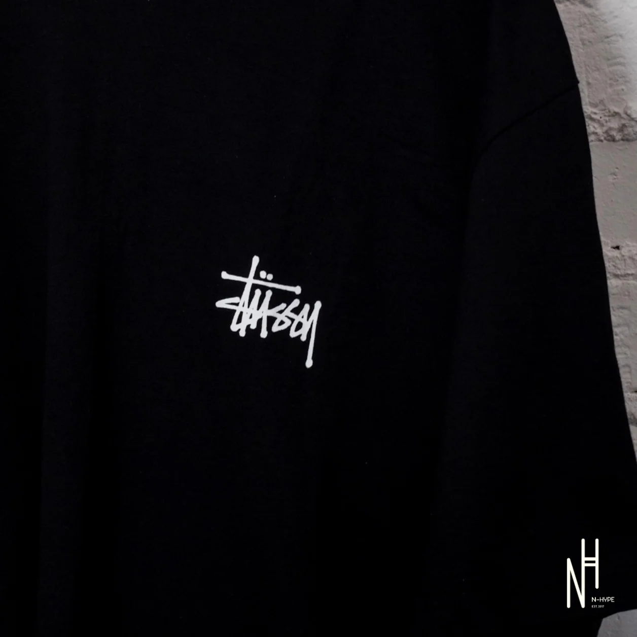 AUKCJA Stussy Basic Black Tee - Image 4