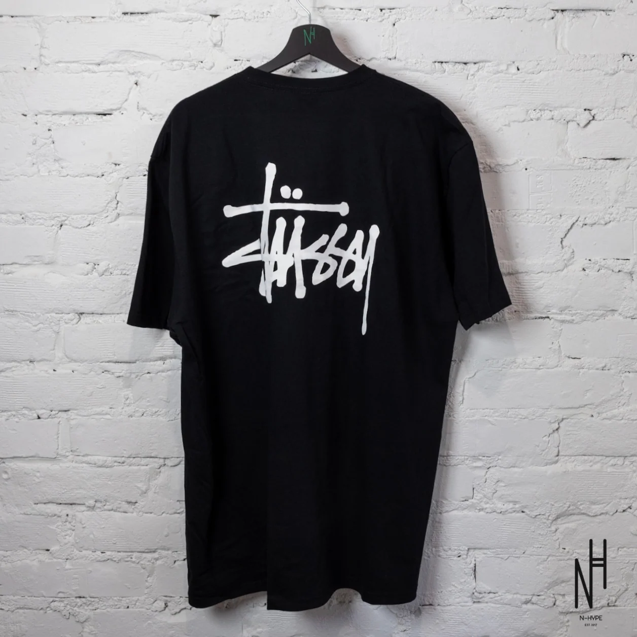 AUKCJA Stussy Basic Black Tee - Image 5