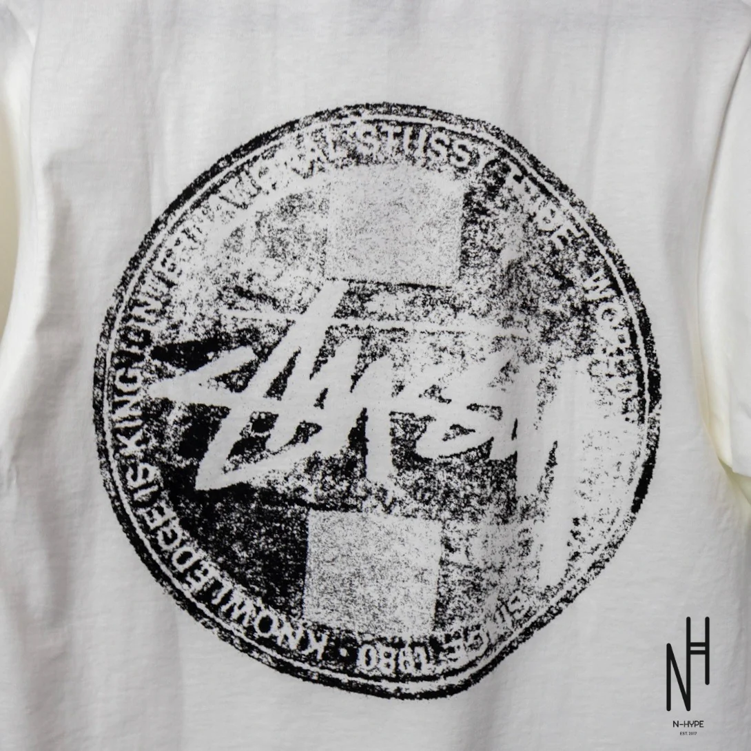 AUKCJA Stussy Dot Stamp Tee White - Image 4