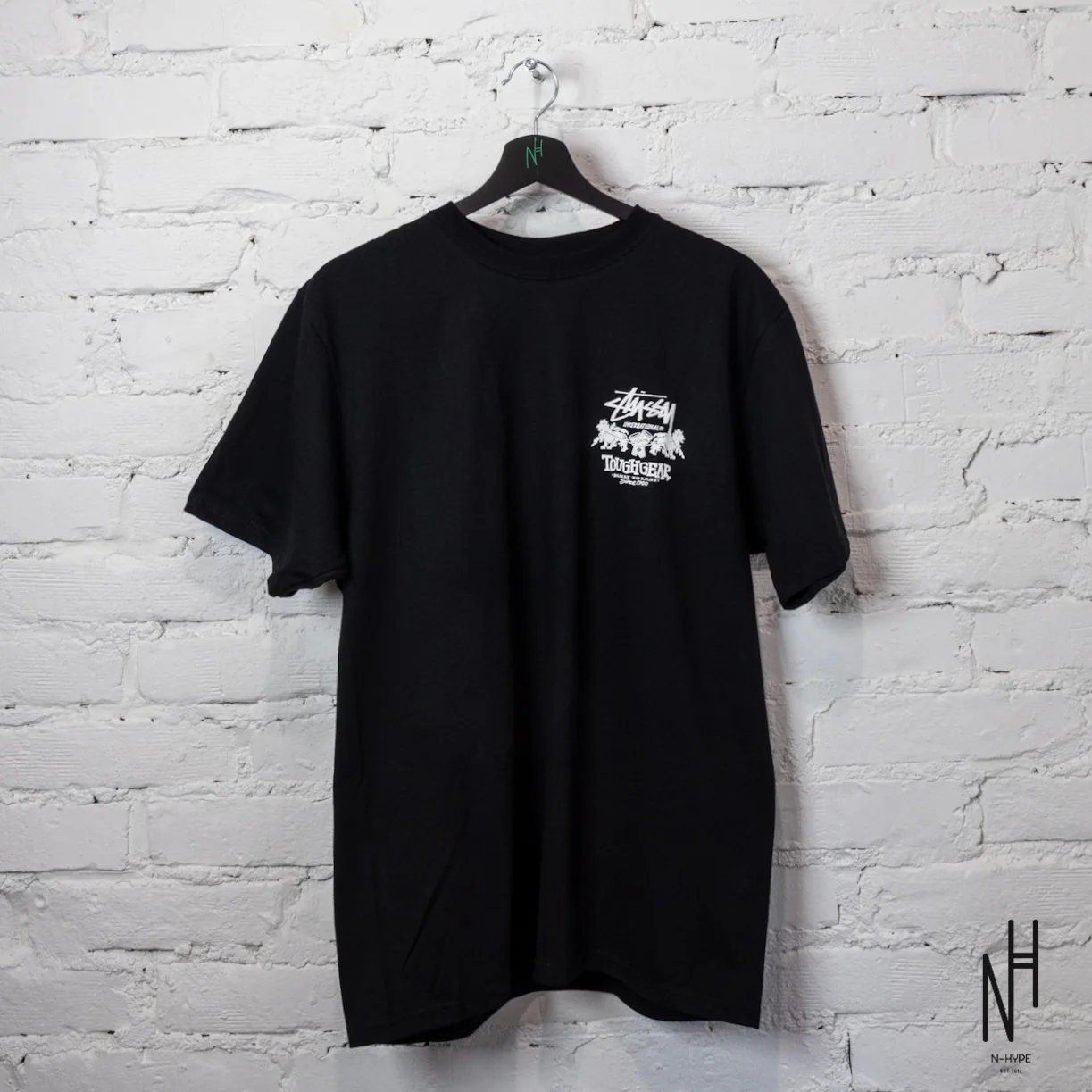 AUKCJA Stussy Tough Gear International Tee Black - Image 3