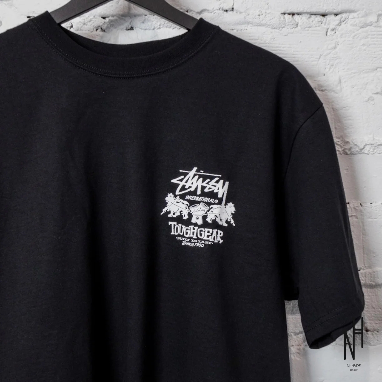 AUKCJA Stussy Tough Gear International Tee Black - Image 4