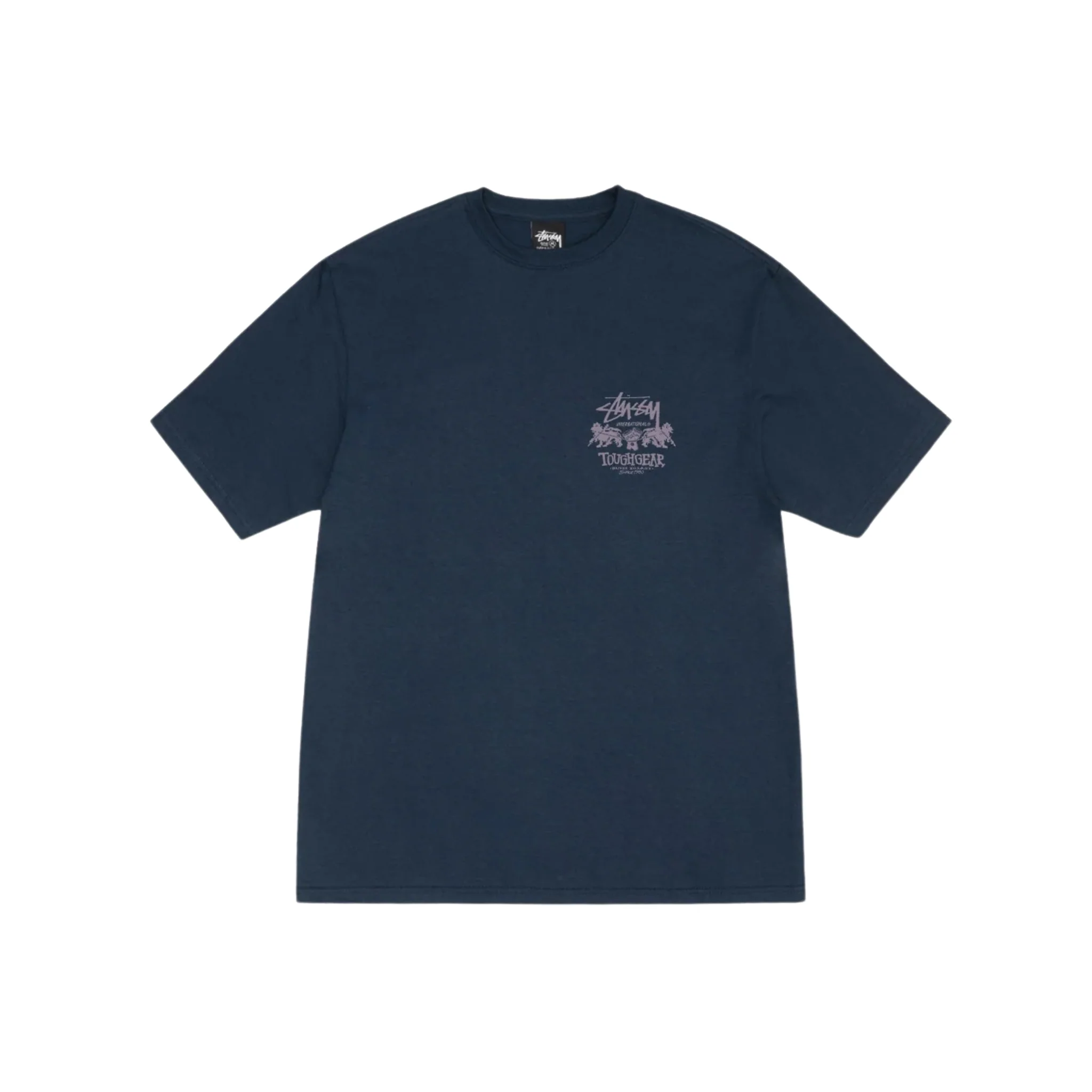 AUKCJA Stussy Tough Gear International Tee Navy - Image 2