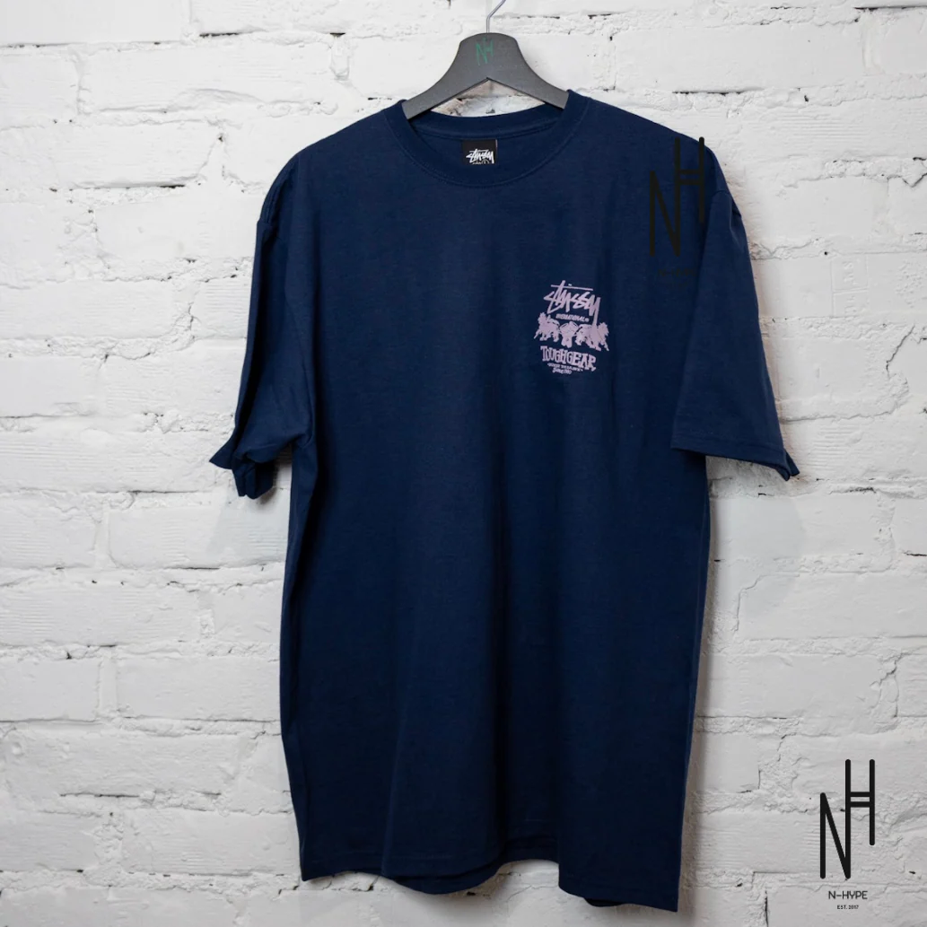 AUKCJA Stussy Tough Gear International Tee Navy - Image 3