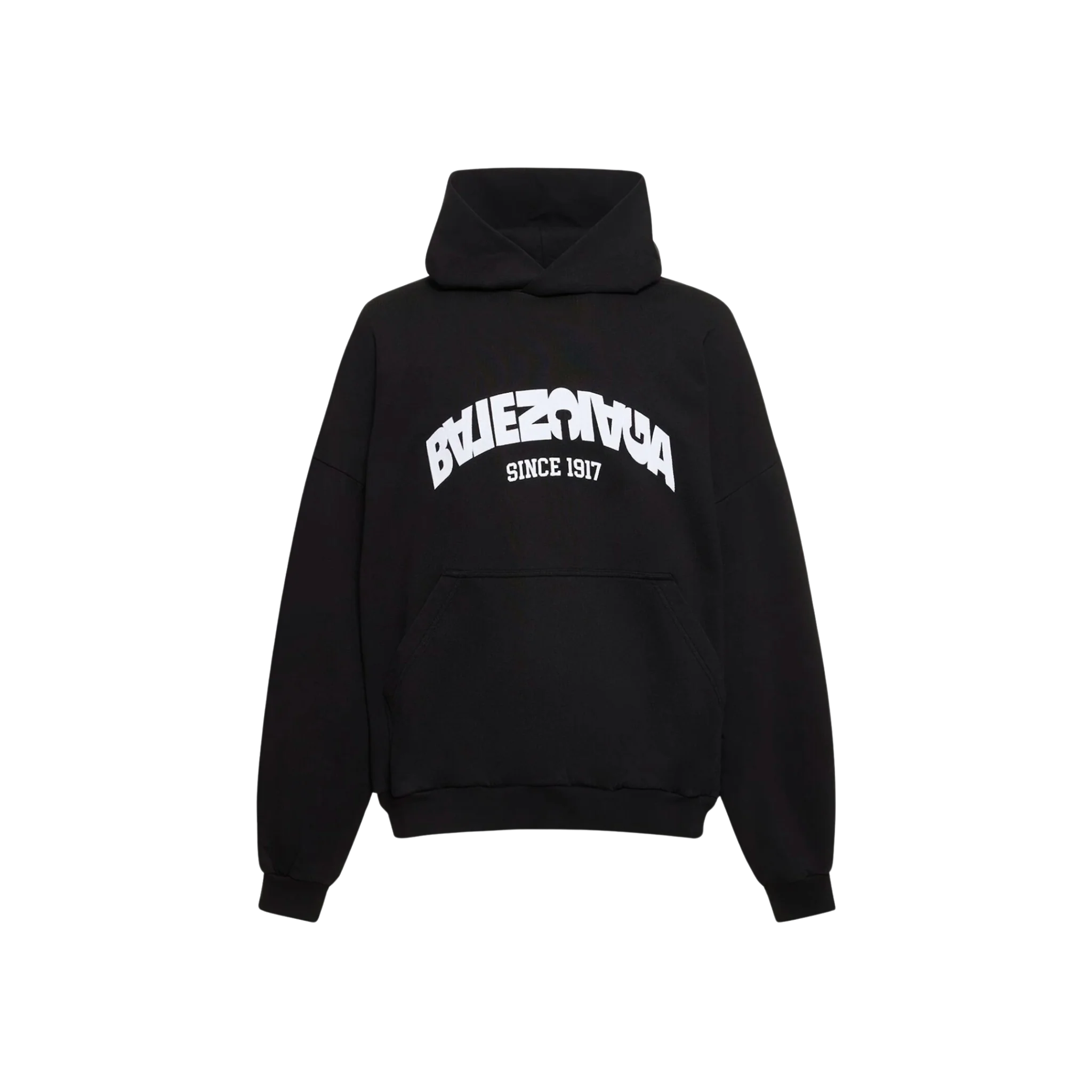 Balenciaga Back Flip Logo Cotton Sweatshirt