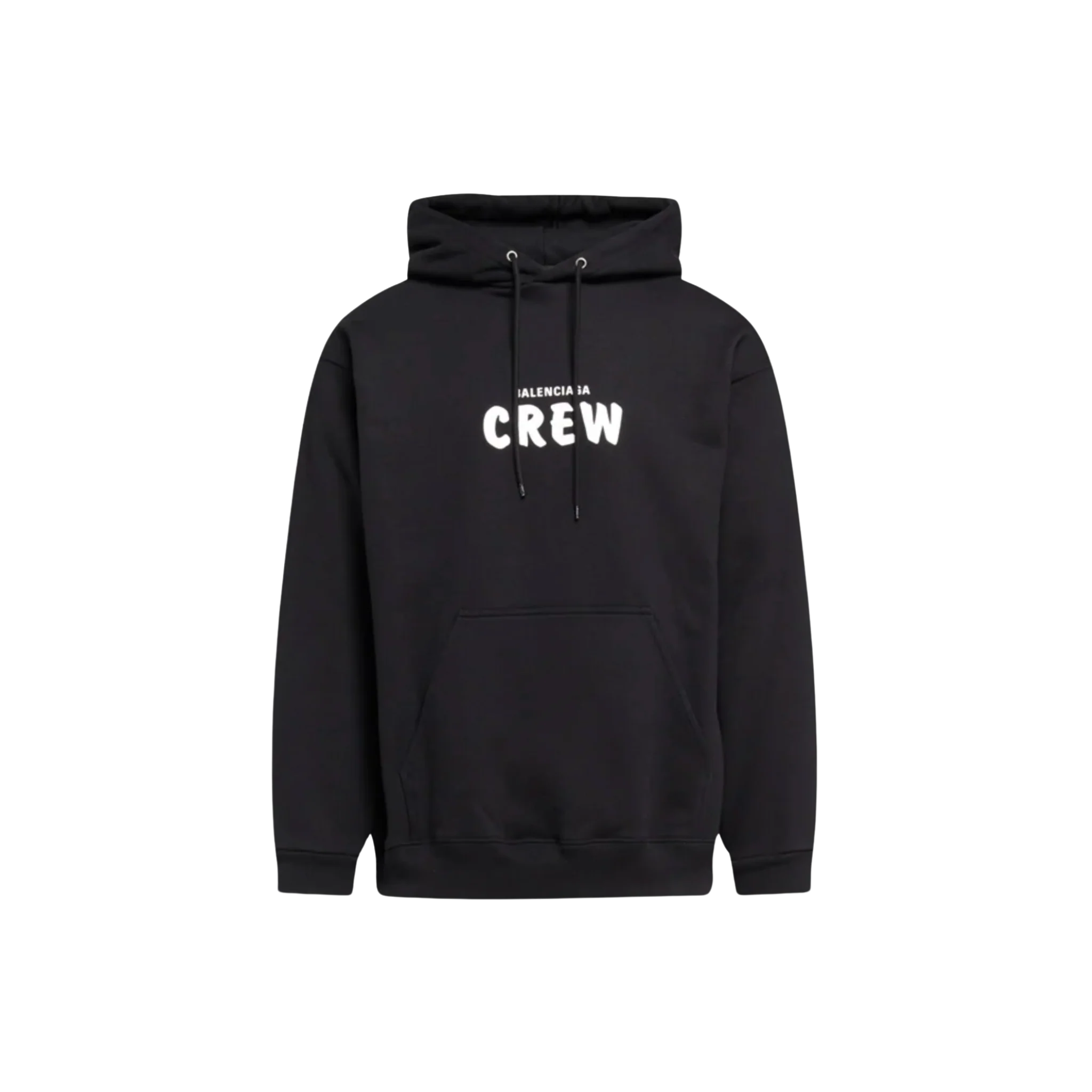Balenciaga Crew Hoodie Black