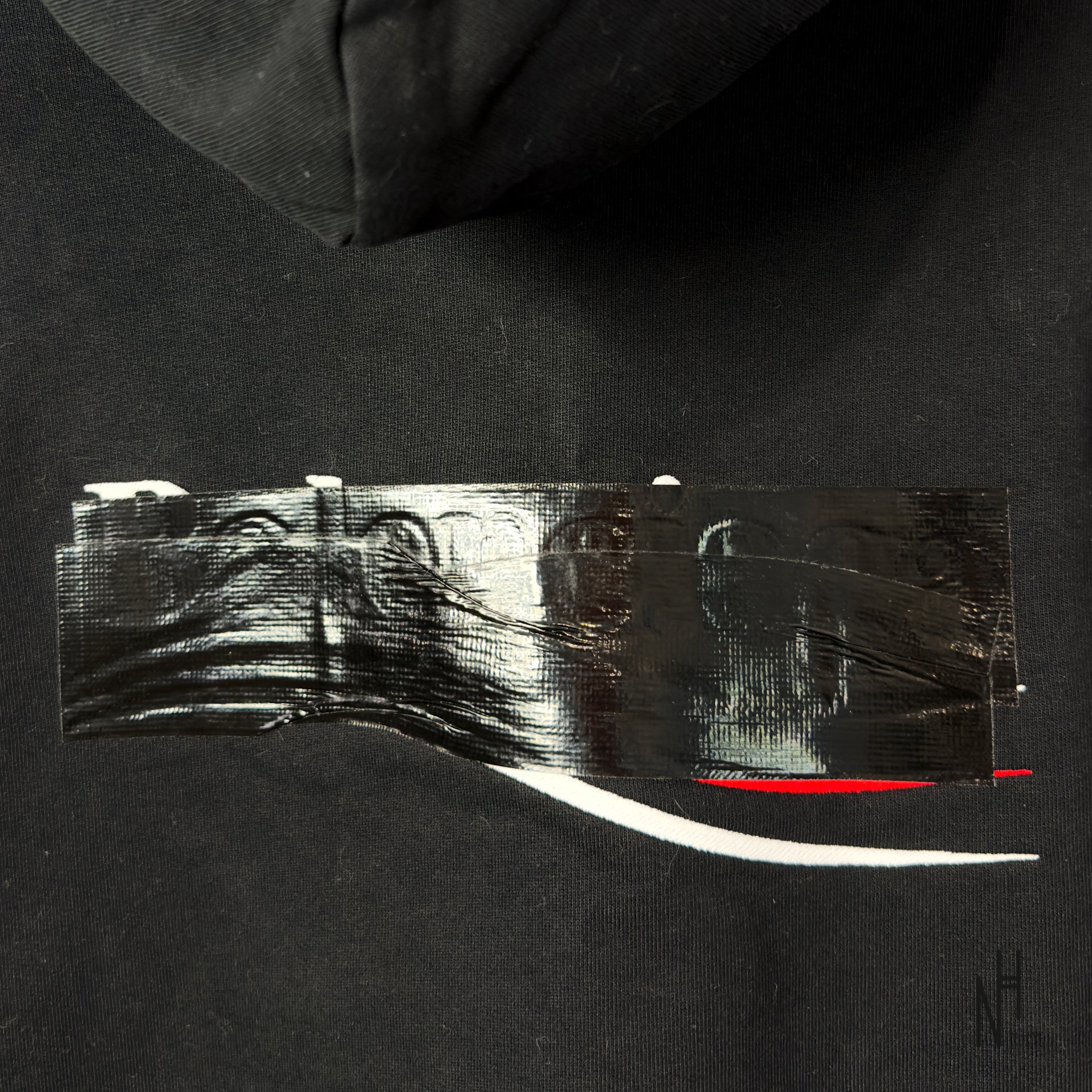 Balenciaga Political Campaign Cotton Hoodie Black - Image 5