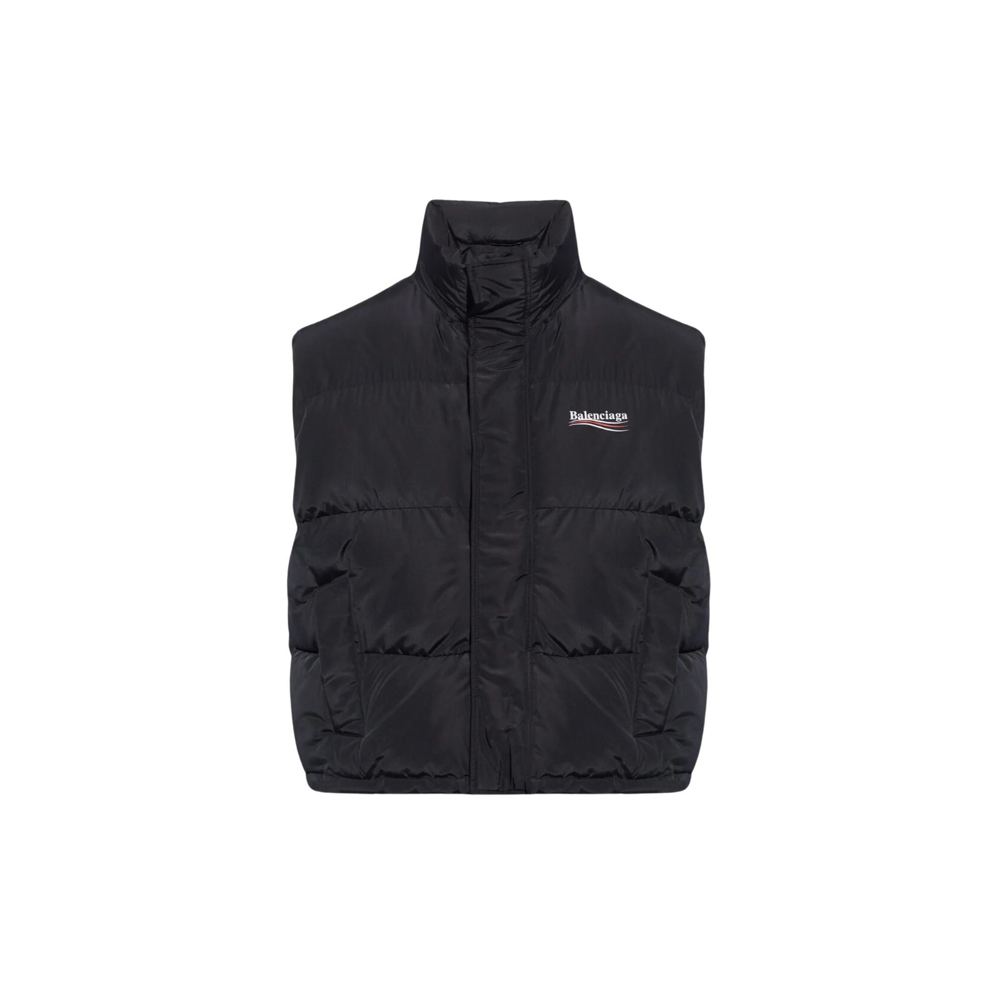 Balenciaga Quilted Black Oversize Vest