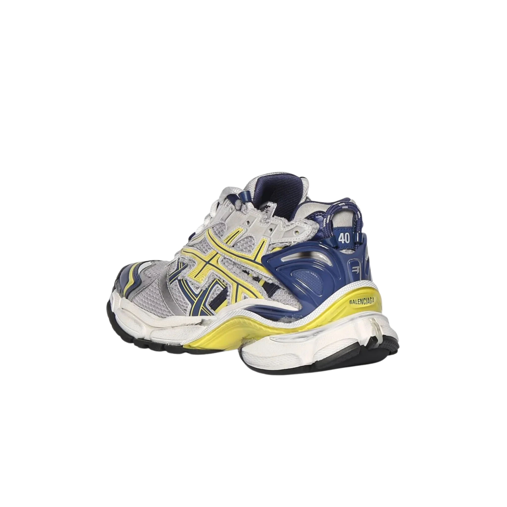 Balenciaga Runner White Blue Yellow Grey Black - Image 3