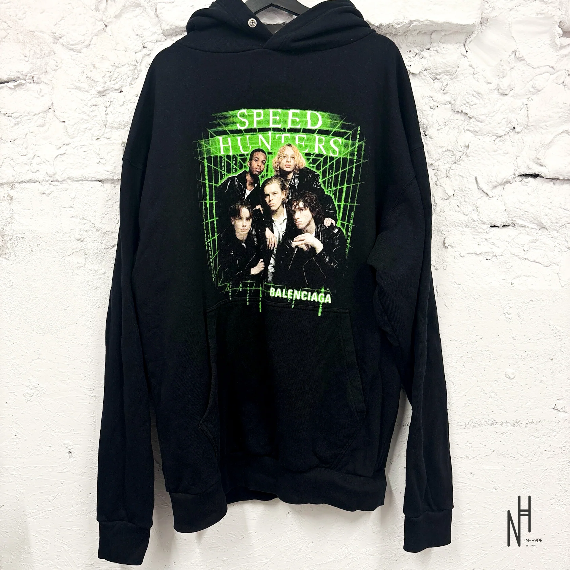 Balenciaga Speed Hunters Hoodie Black