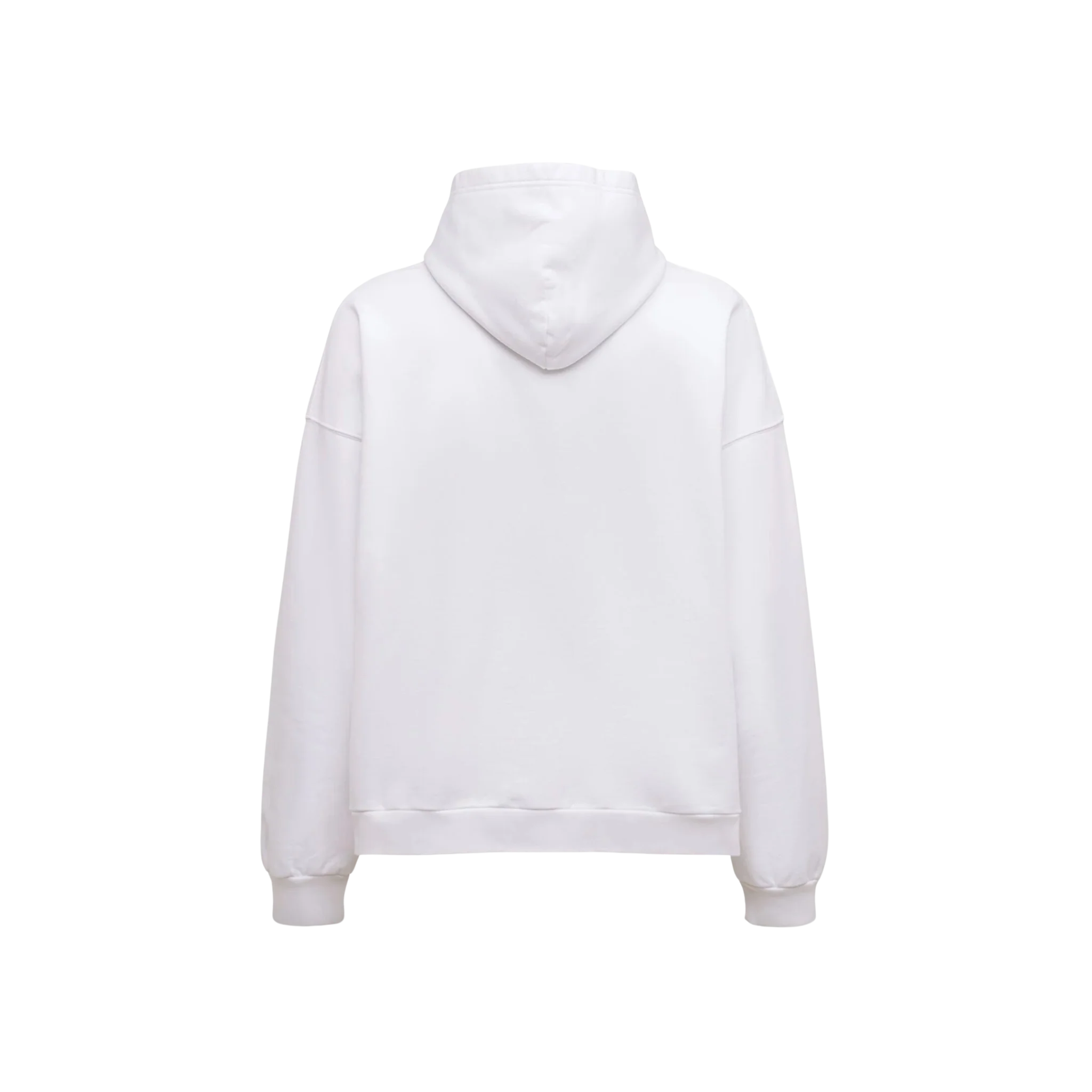 Balenciaga Wide Embroidered Cotton Hoodie - Image 2