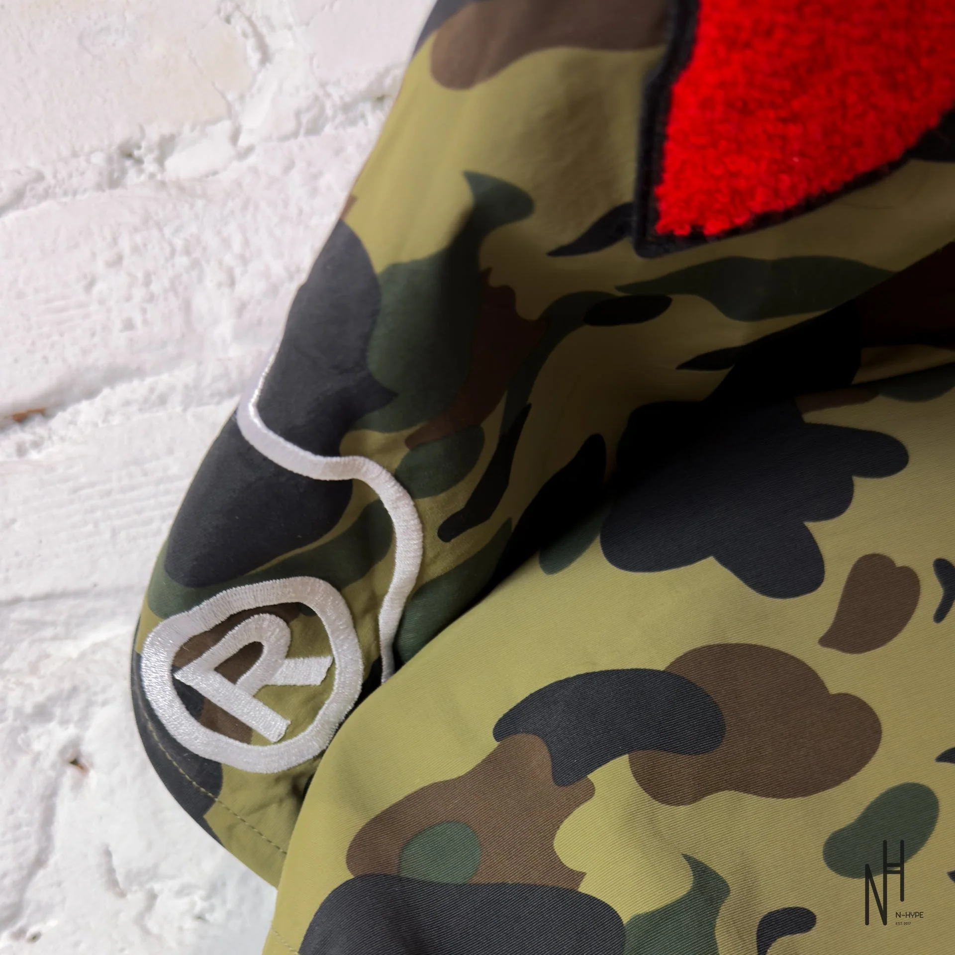 BAPE 1ST Camo 2ND Ape Full Zip Hoodie Jacket Green - Image 5