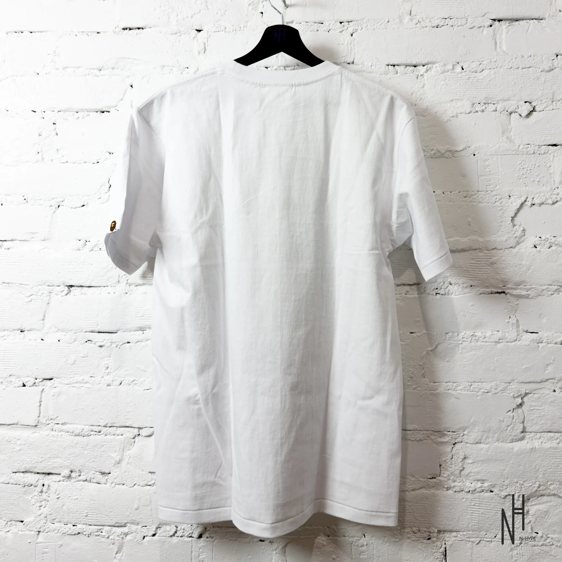 BAPE 1st Camo By Bathing Ape Tee White Yellow - Image 3