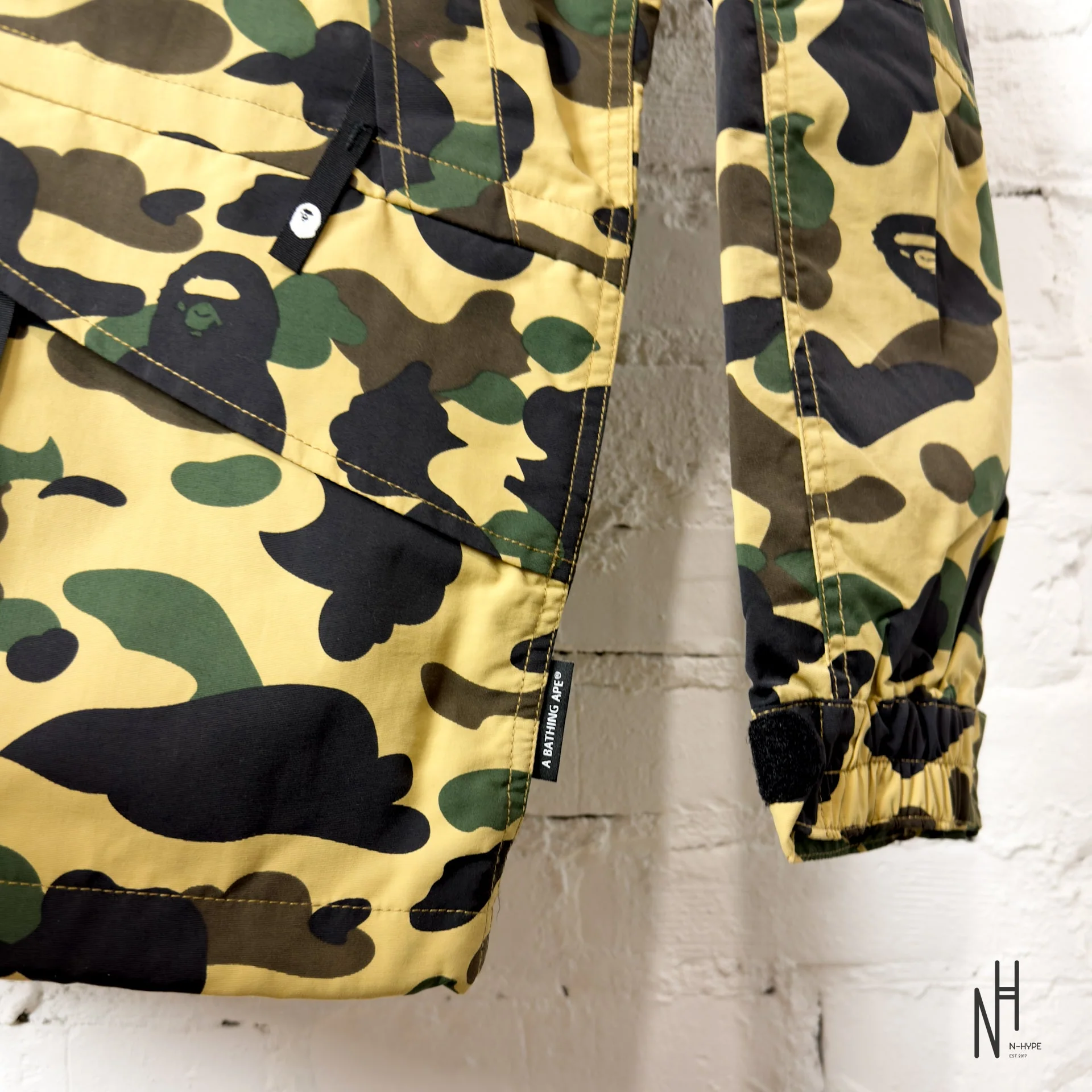 BAPE 1st Camo Snowboard Down Jacket (FW21) Yellow - Image 4