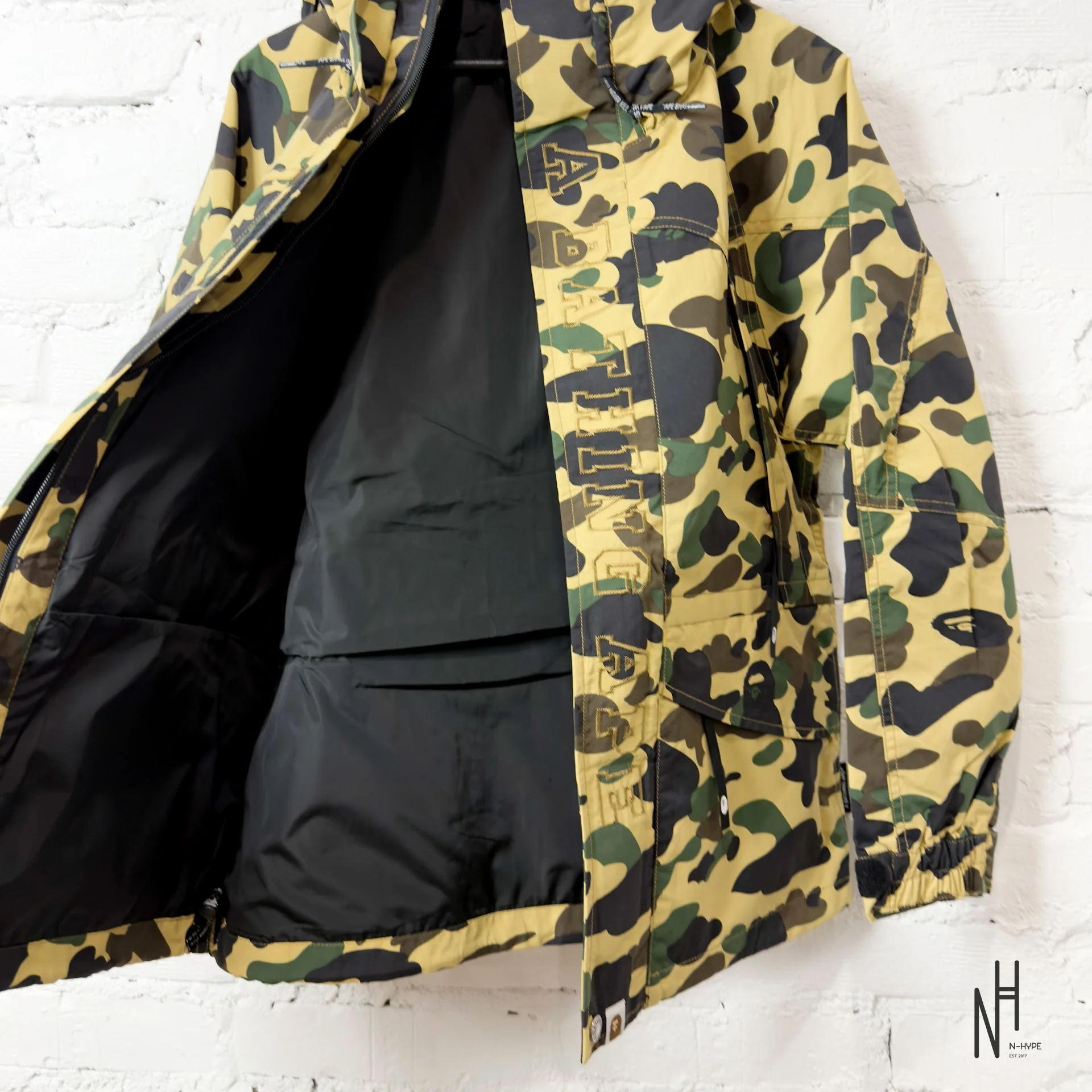 BAPE 1st Camo Snowboard Down Jacket (FW21) Yellow - Image 5