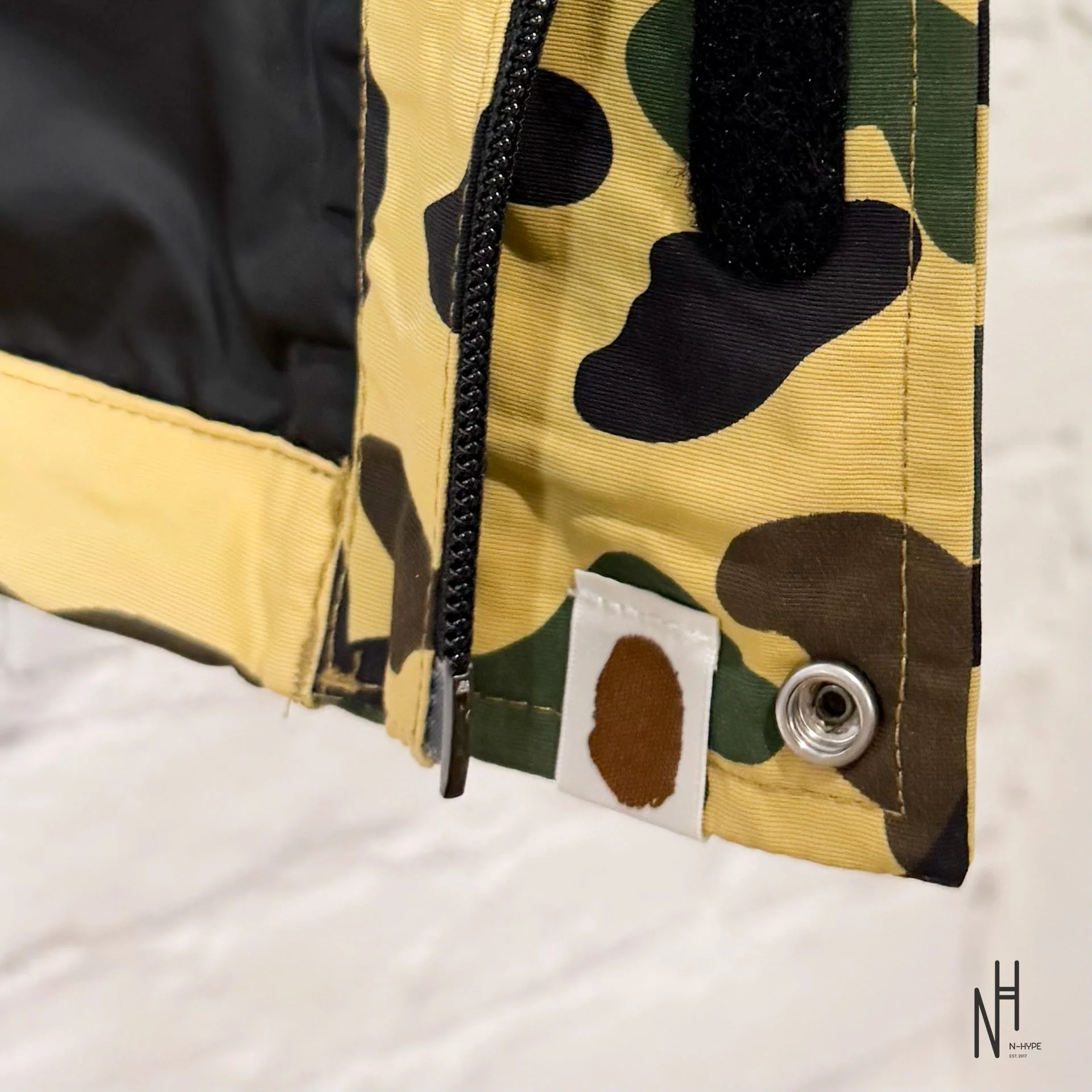 BAPE 1st Camo Snowboard Down Jacket (FW21) Yellow - Image 6