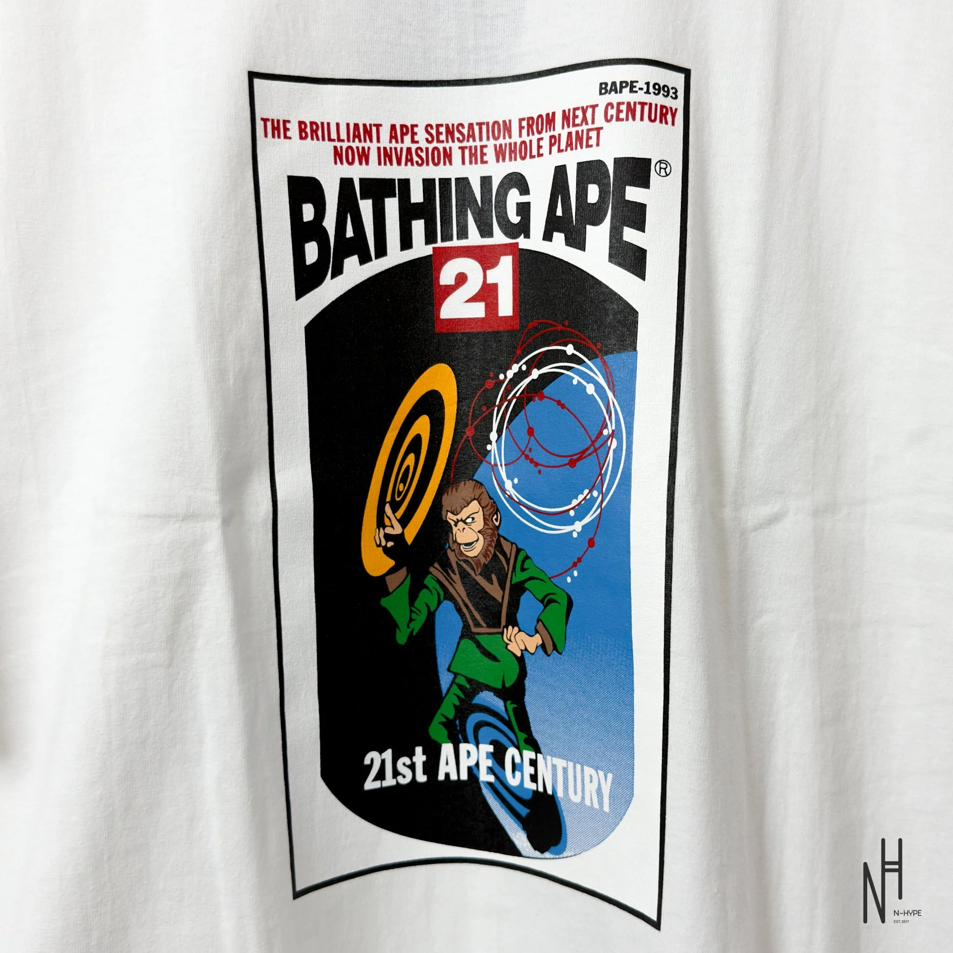 Bape 21st Ape Century Tee White - Image 2
