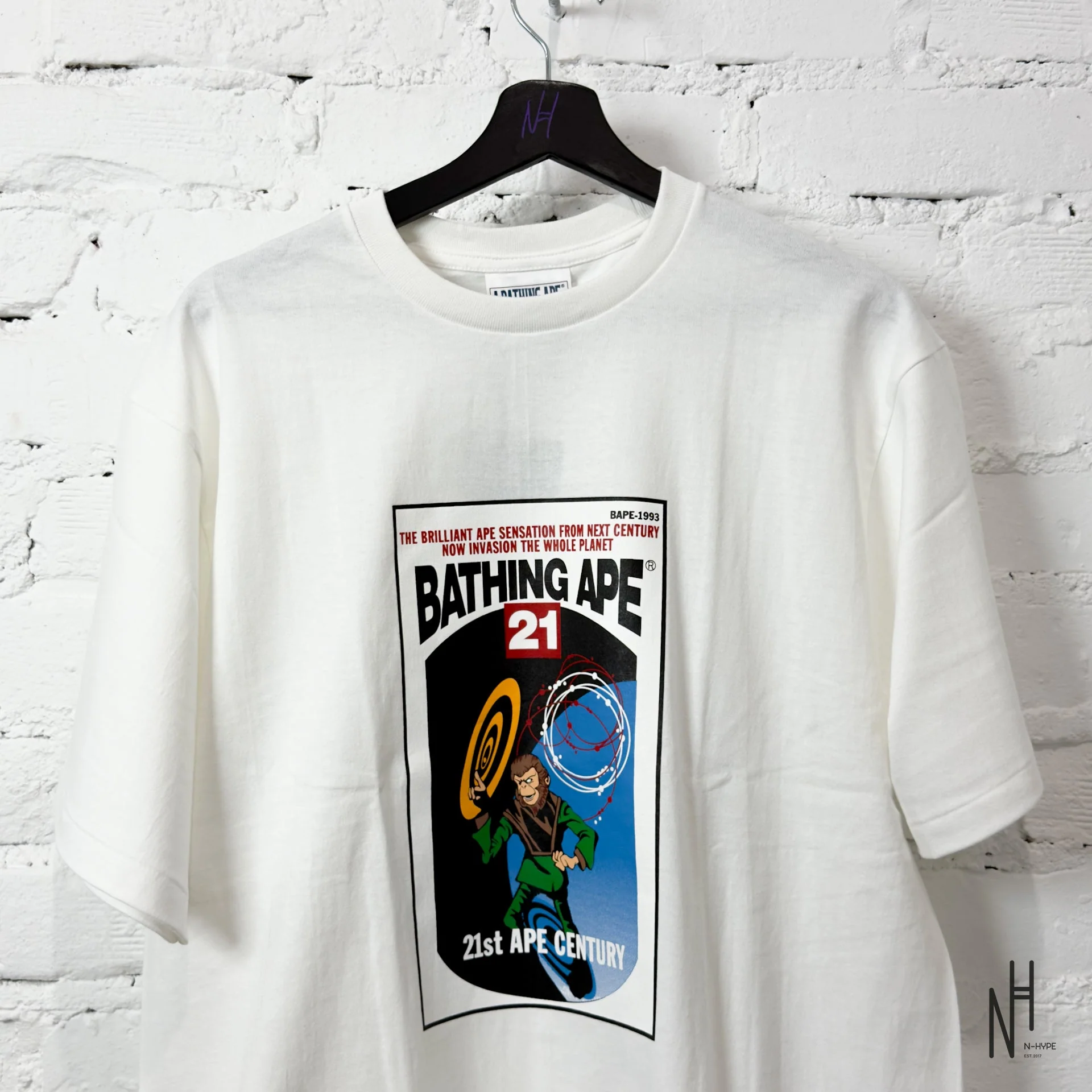 Bape 21st Ape Century Tee White - Image 3