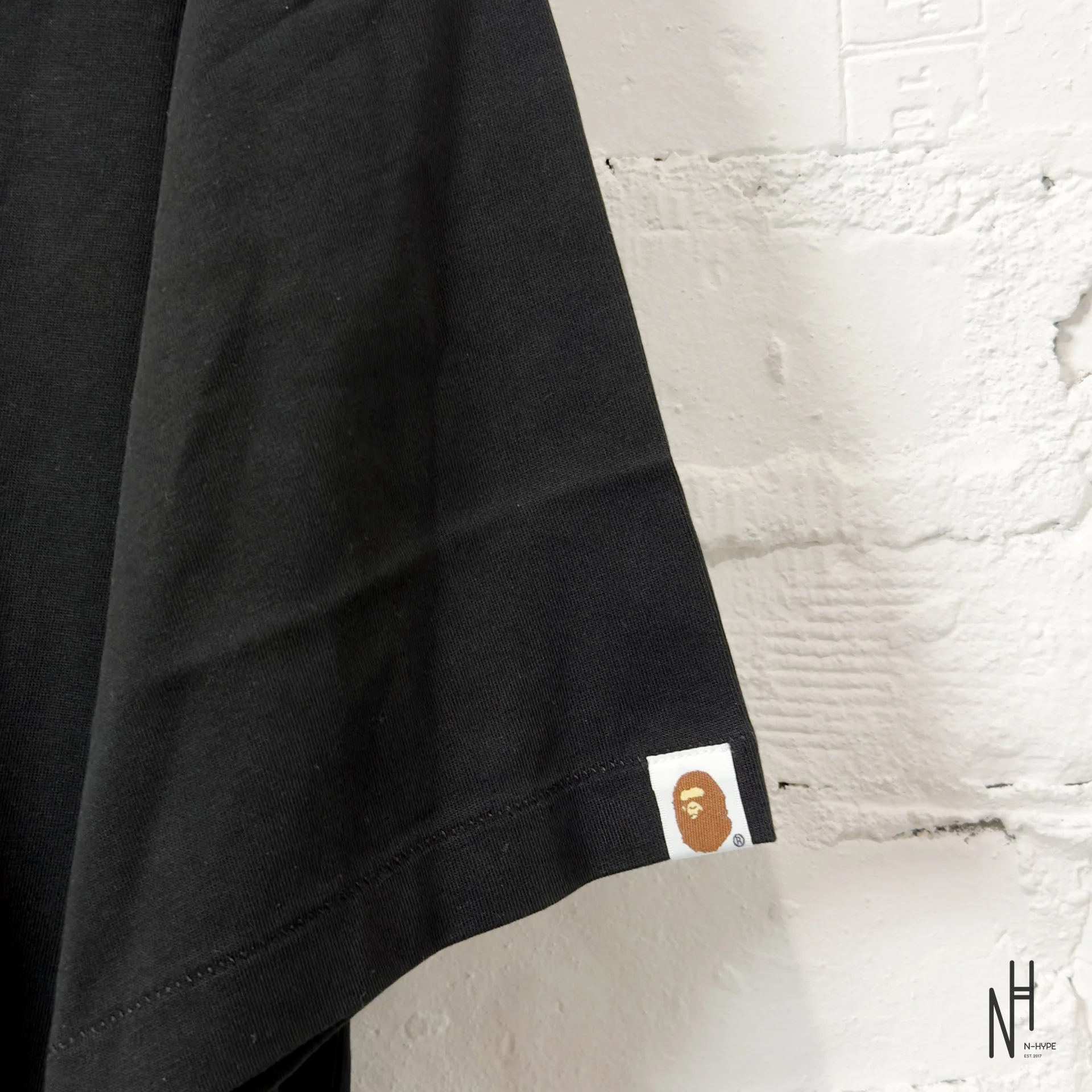 BAPE A Rising Bape Tee Black - Image 3